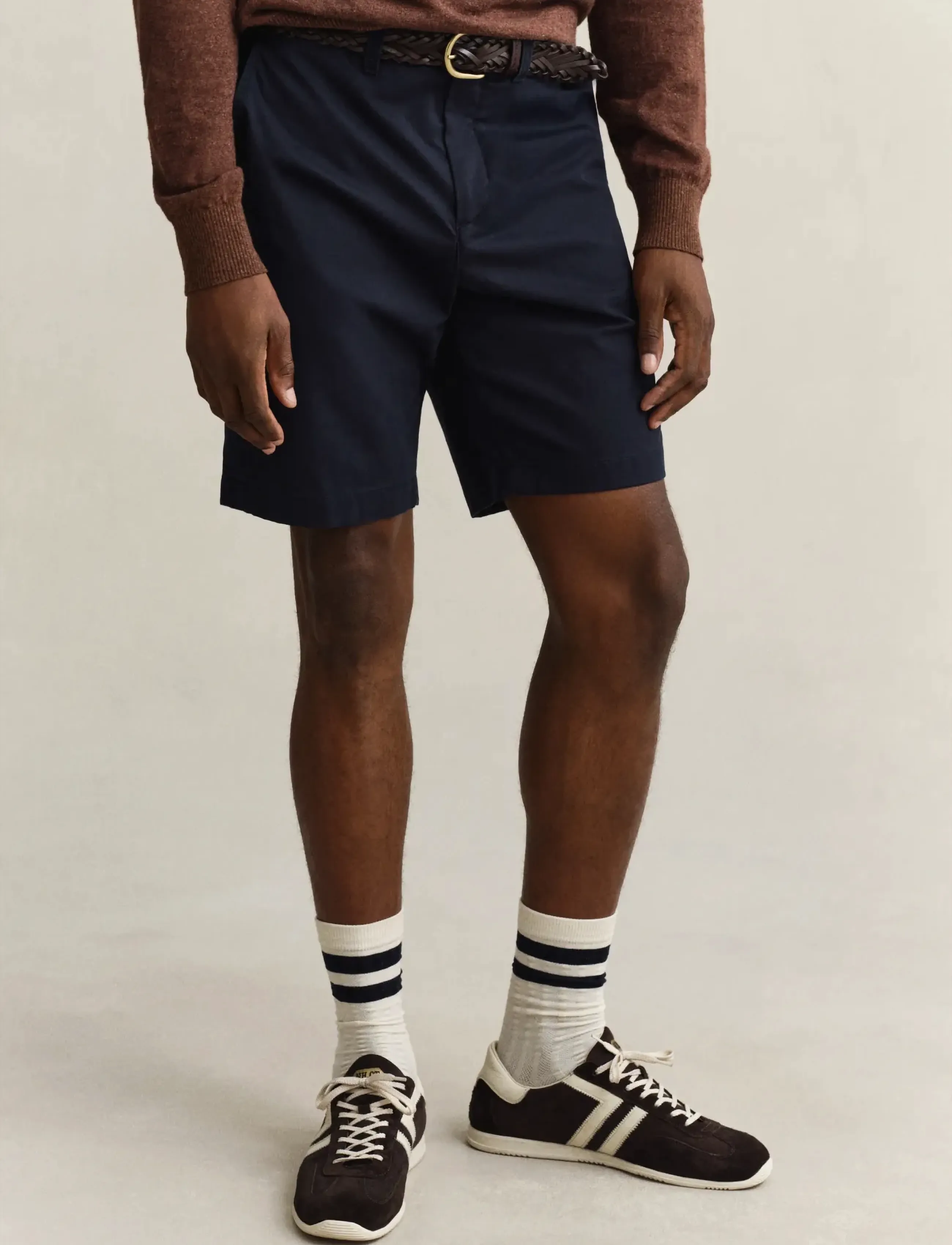 Gant - REG CLASSIC CHINO SHORTS - chinos shorts - evening blue - 3