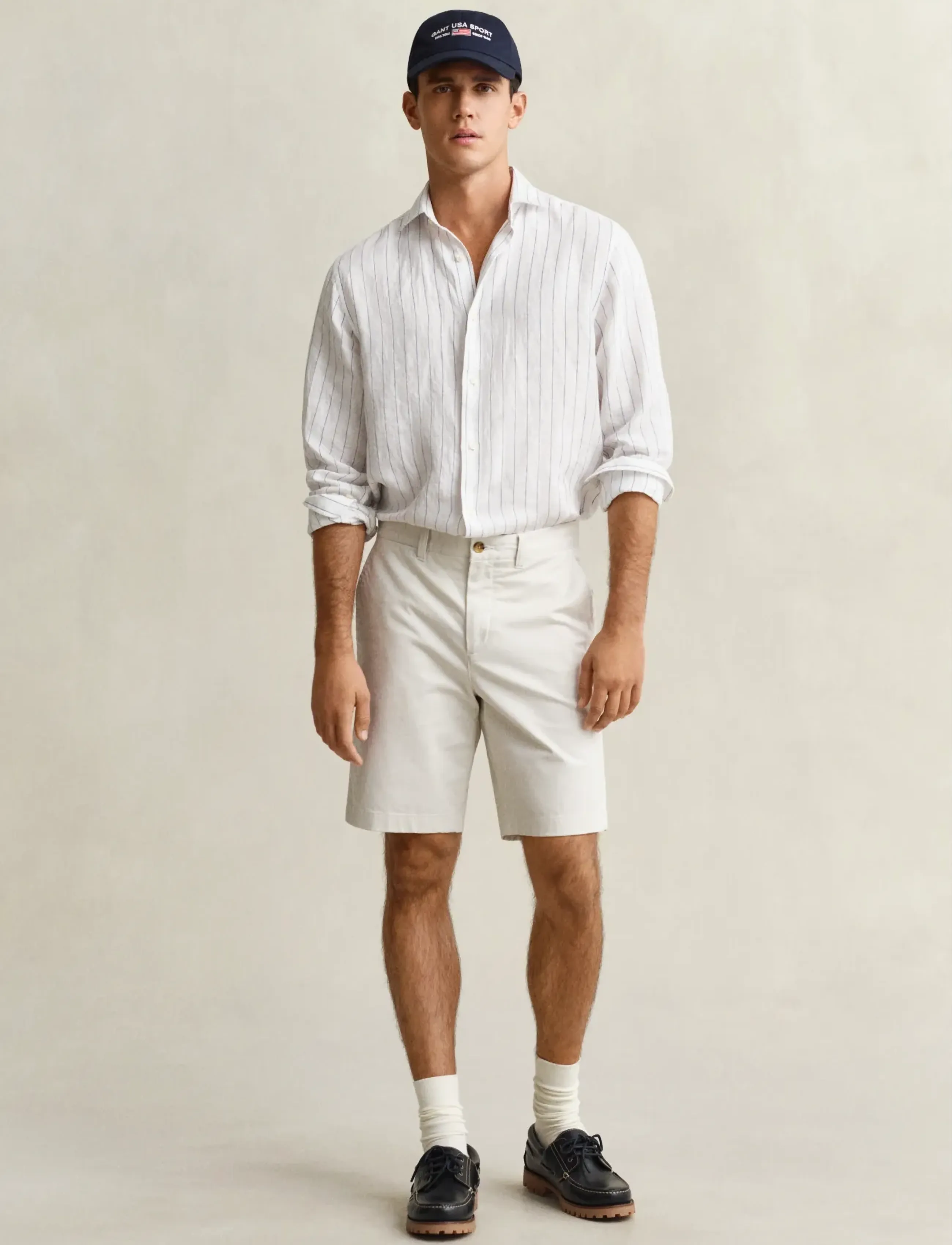 Gant - REG CLASSIC CHINO SHORTS - chinos shorts - sand - 3