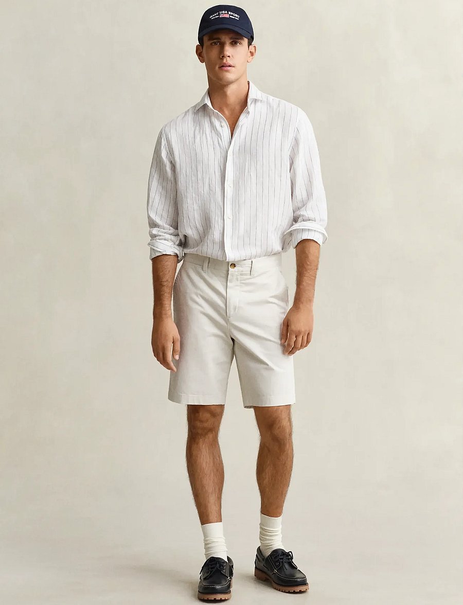 Gant - REG CLASSIC CHINO SHORTS - chinos shorts - sand - 3