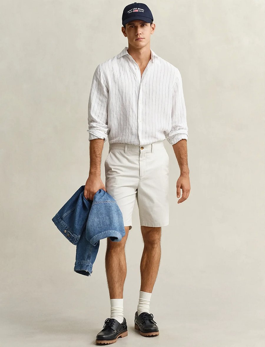 Gant - REG CLASSIC CHINO SHORTS - chinos shorts - sand - 4
