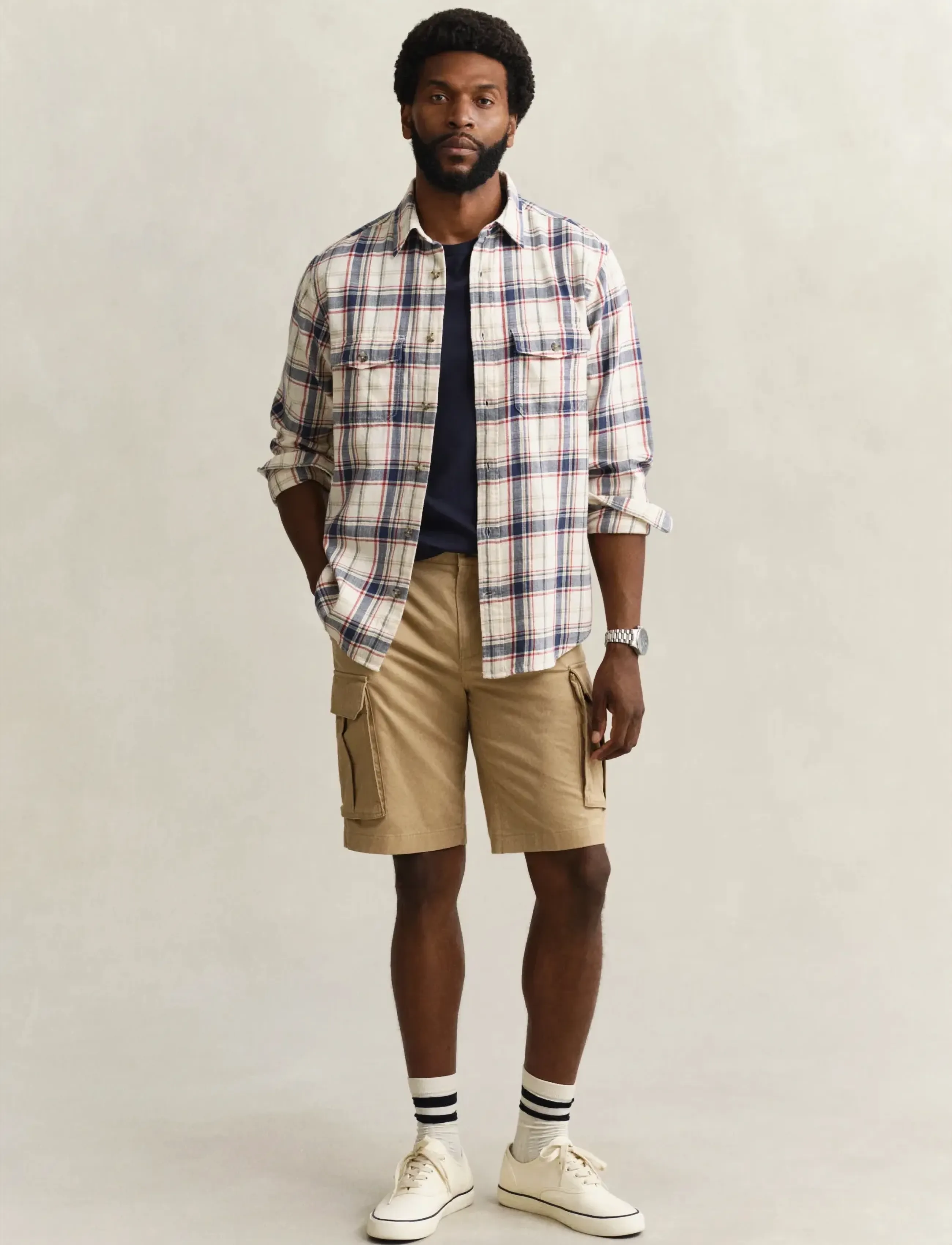 Gant - REG CLASSIC CARGO SHORTS - lühikesed kargopüksid - dark khaki - 4