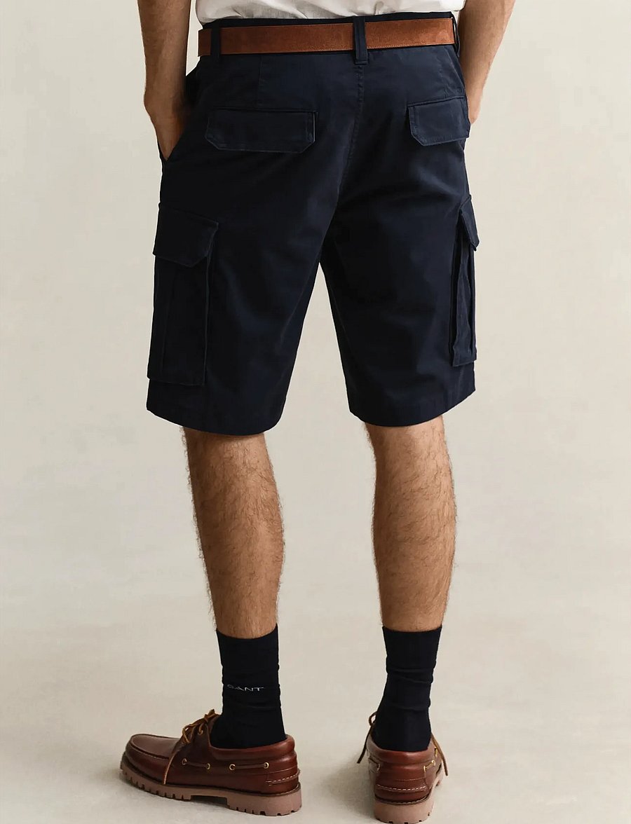 Gant - REG CLASSIC CARGO SHORTS - cargo shorts - evening blue - 2