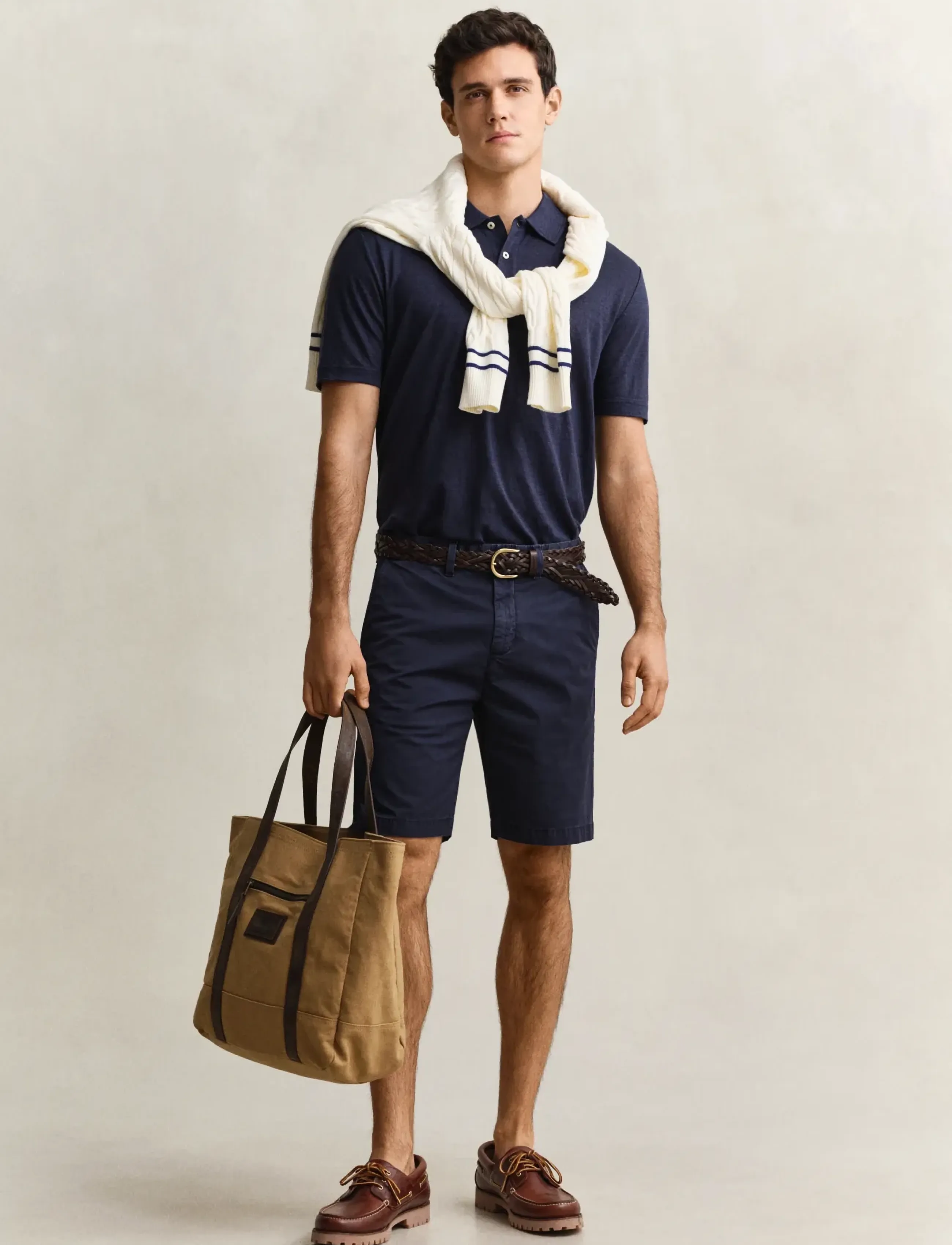 Gant - REG SUNFADED CHINO SHORTS - chinos shorts - evening blue - 4