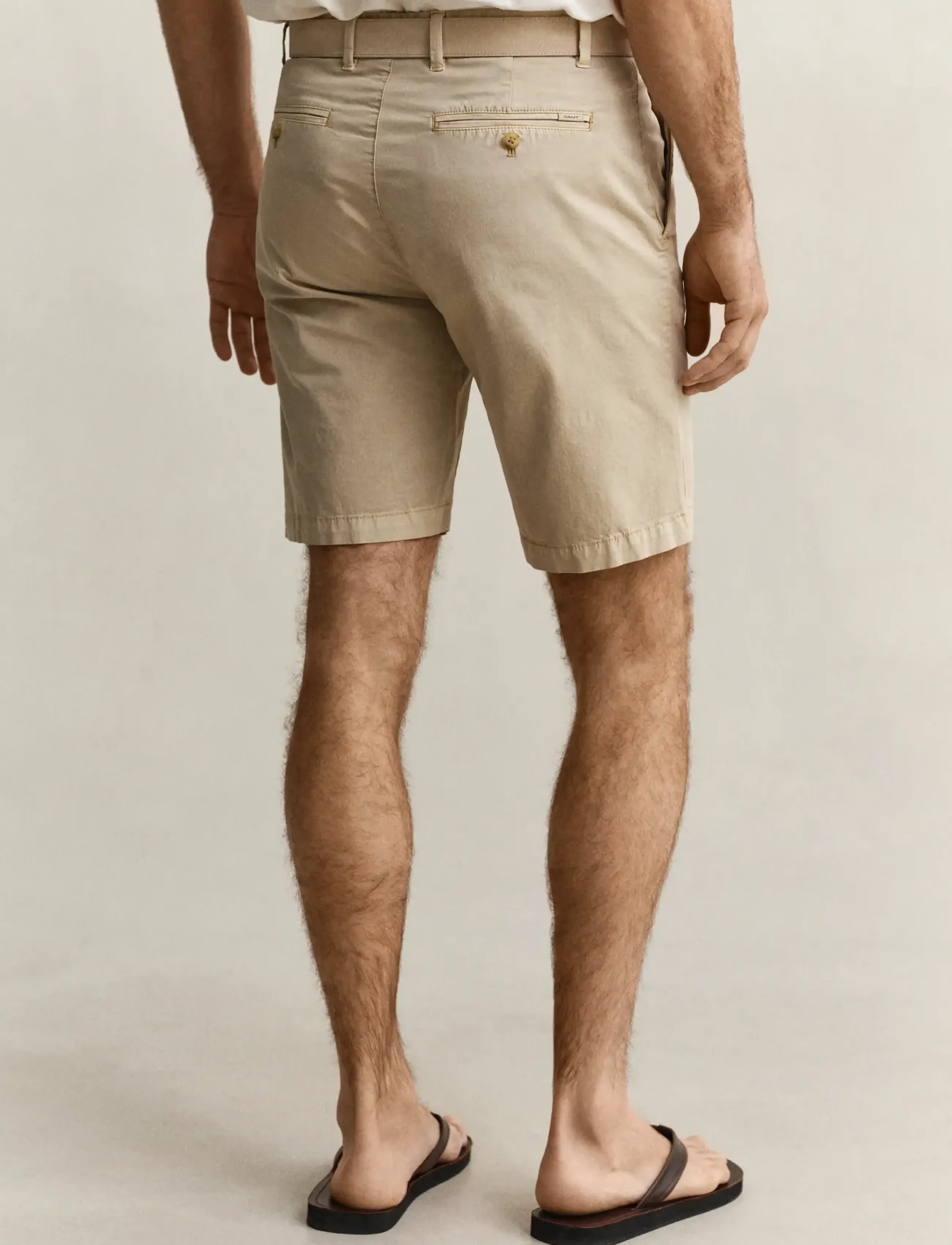 Gant - REG SUNFADED CHINO SHORTS - chinos shorts - oat beige - 2