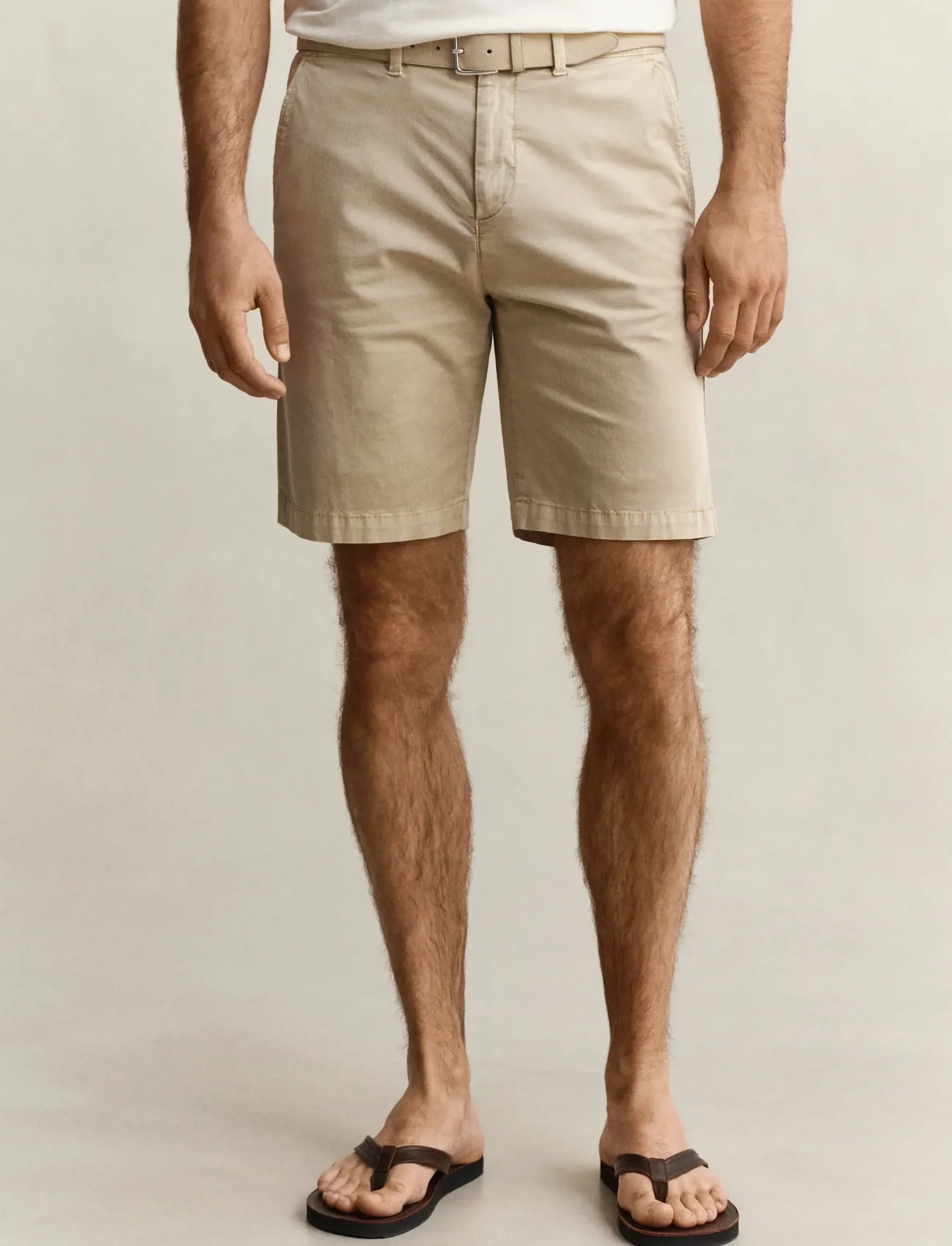 Gant - REG SUNFADED CHINO SHORTS - chinos shorts - oat beige - 3