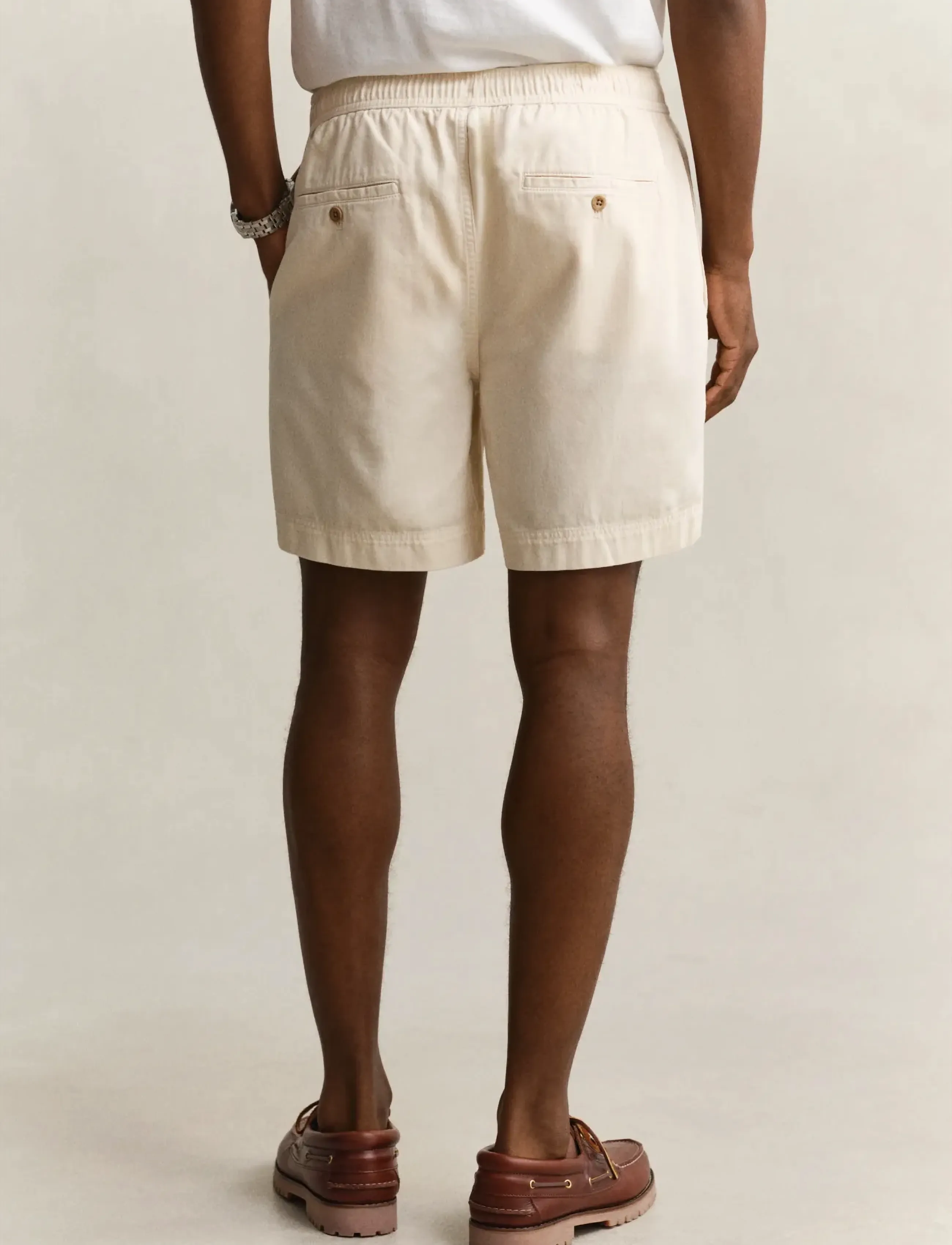 Gant - REG SUNFADED DS SHORTS - lühikesed vabaajapüksid - cream - 2