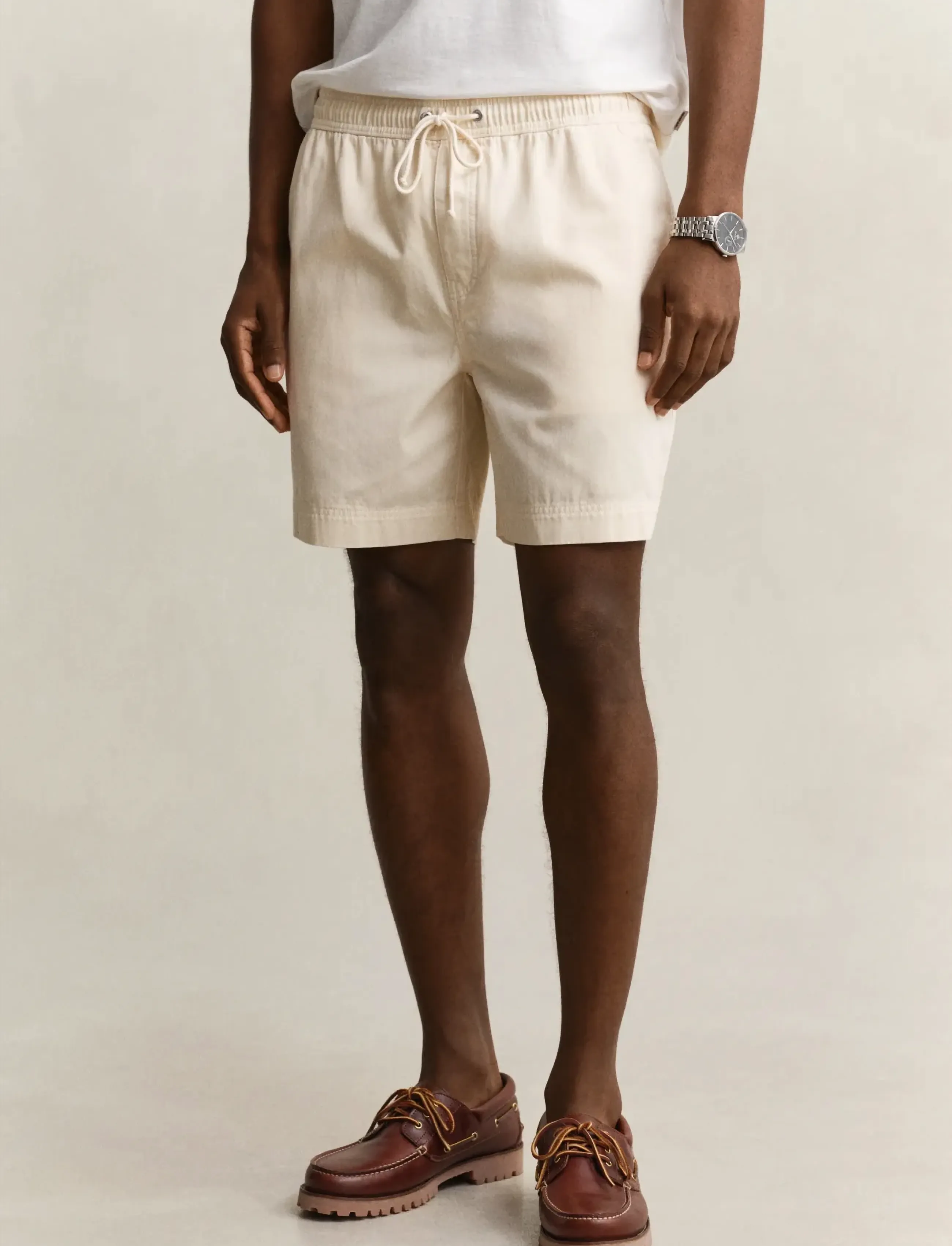 Gant - REG SUNFADED DS SHORTS - lühikesed vabaajapüksid - cream - 3