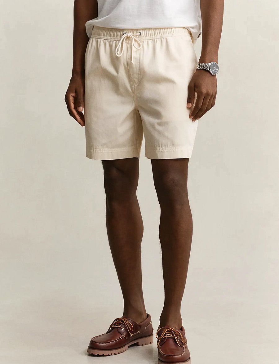 Gant - REG SUNFADED DS SHORTS - lühikesed vabaajapüksid - cream - 3
