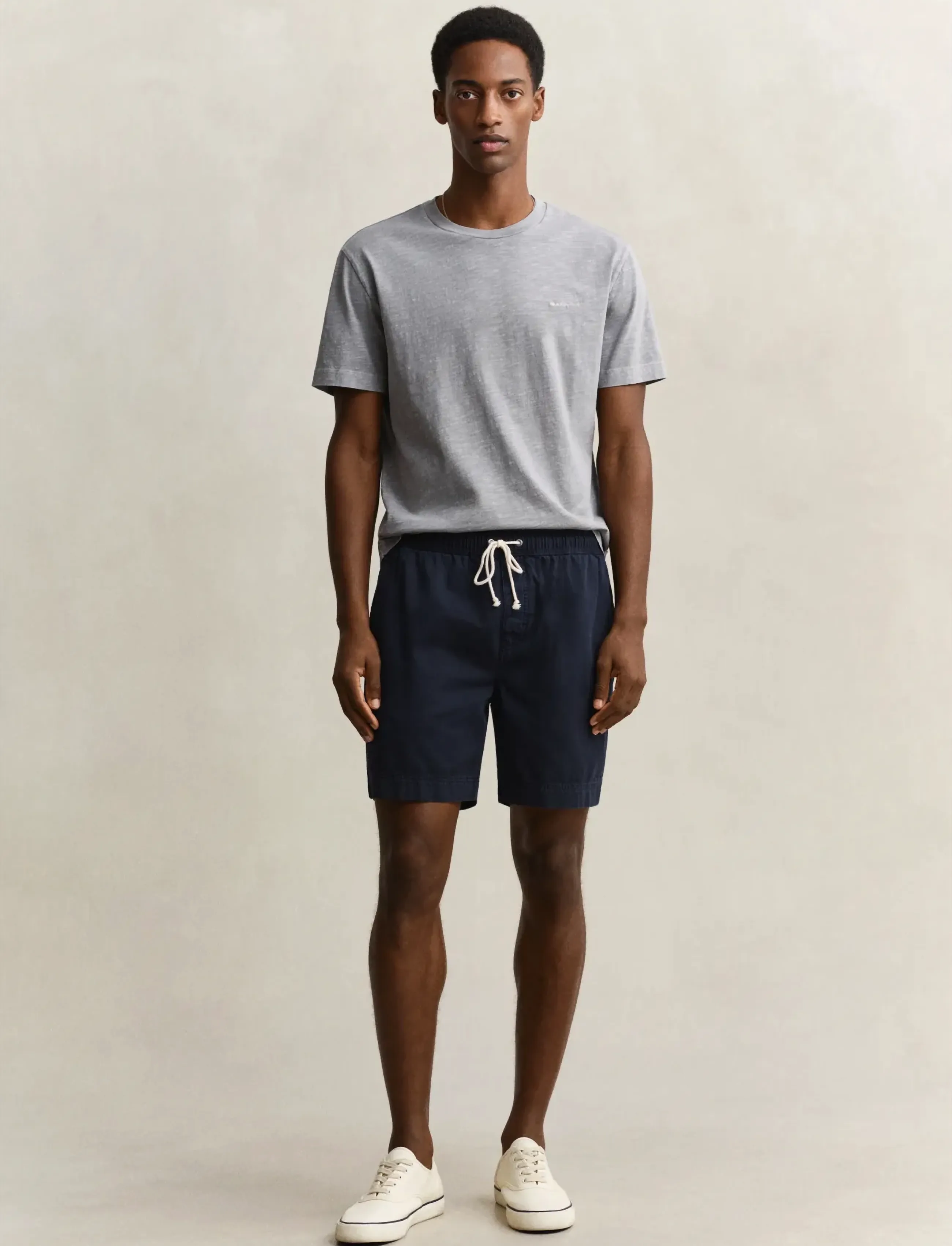 GANT REG SUNFADED DS SHORTS - Preppy - EVENING BLUE / navy