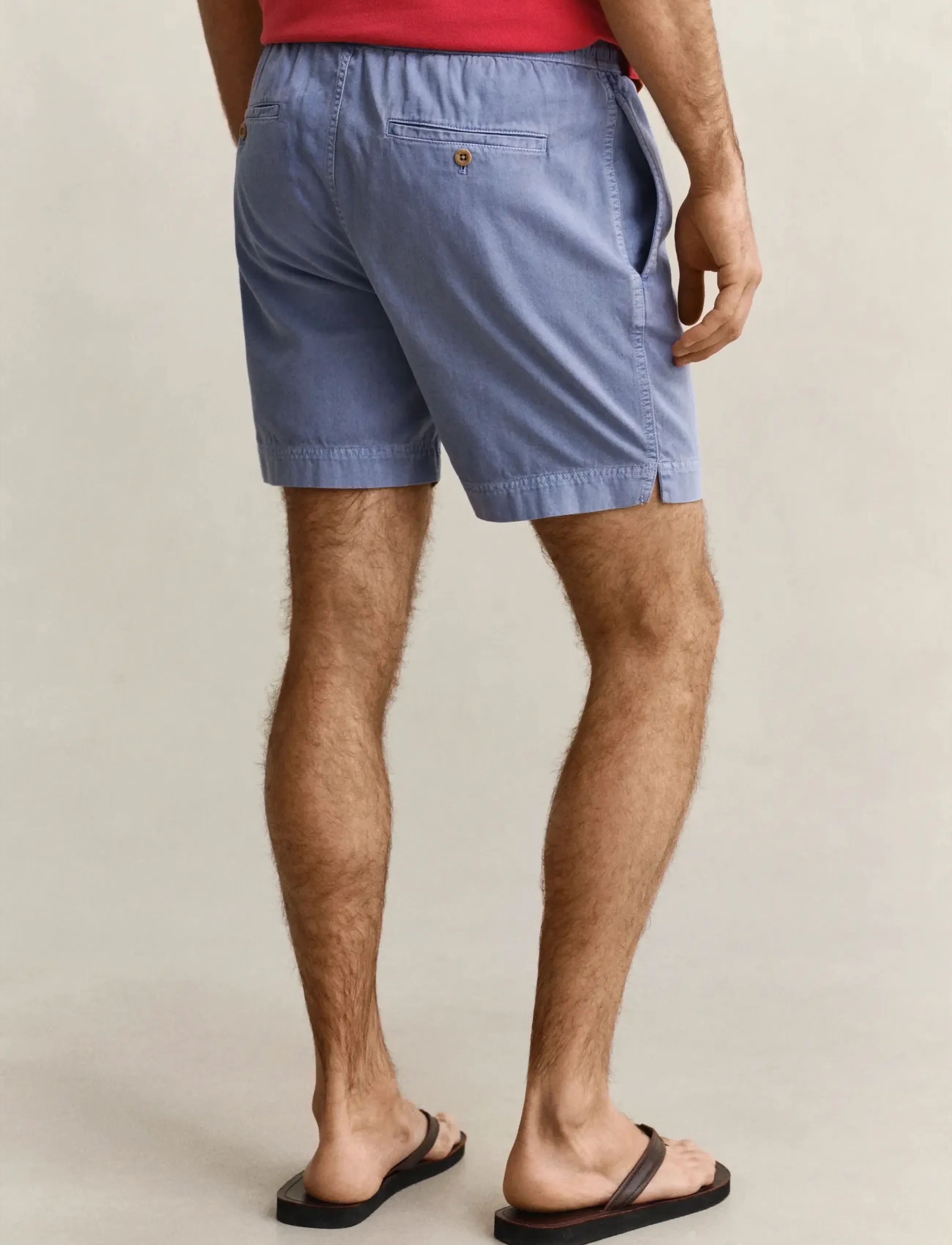 Gant - REG SUNFADED DS SHORTS - lühikesed vabaajapüksid - faded denim - 2