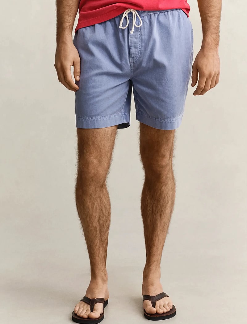 GANT - REG SUNFADED DS SHORTS - casual shorts - faded denim - 3