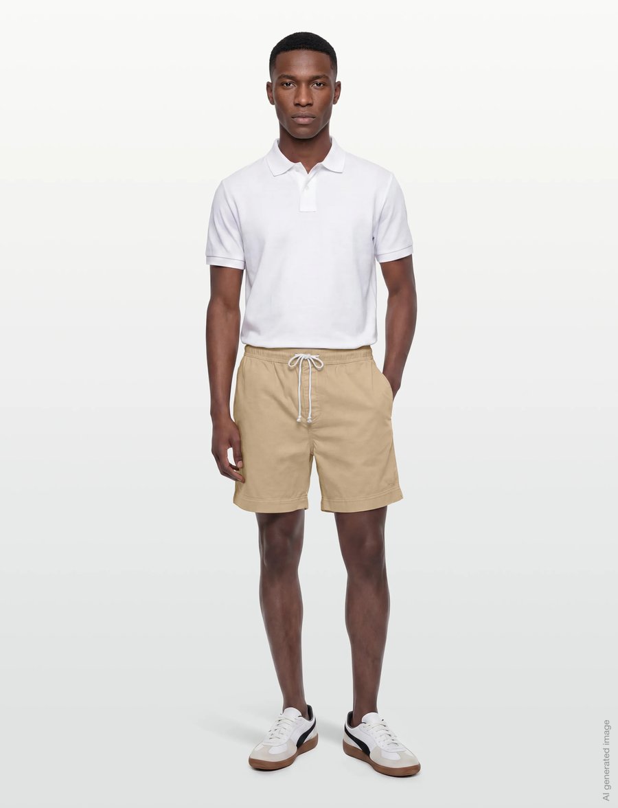 Gant - REG SUNFADED DS SHORTS - casual shorts - oat beige - 0