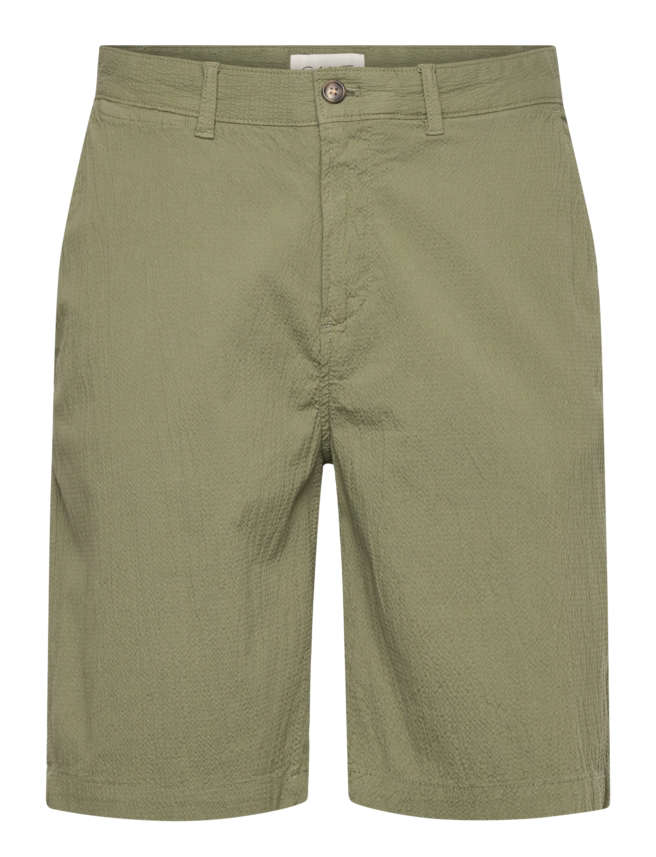 GANT Reg Gmnt Dyed Seersucker Shorts Khaki - 30 - Herren