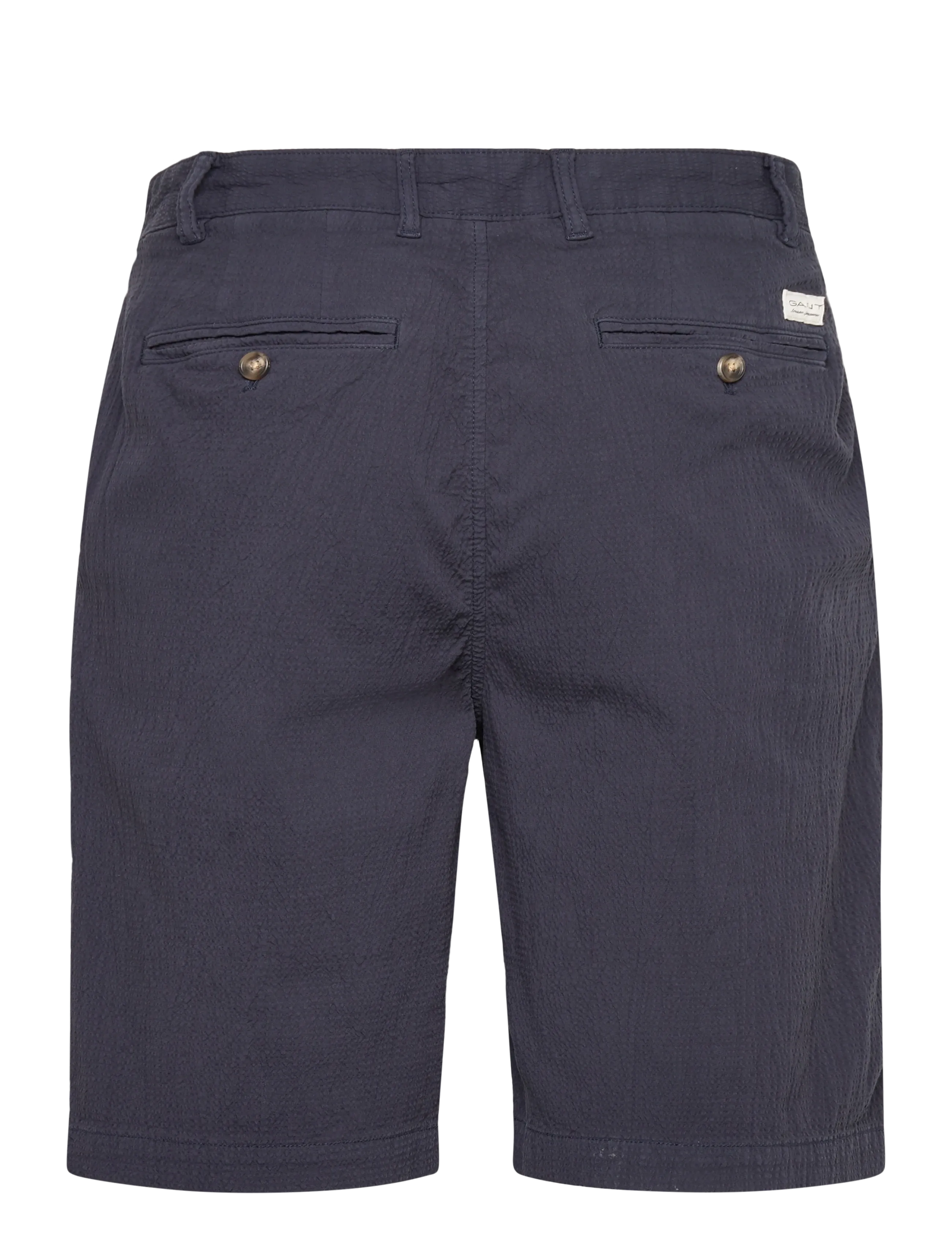 Gant - REG GMNT DYED SEERSUCKER SHORTS - casual shorts - evening blue - 1