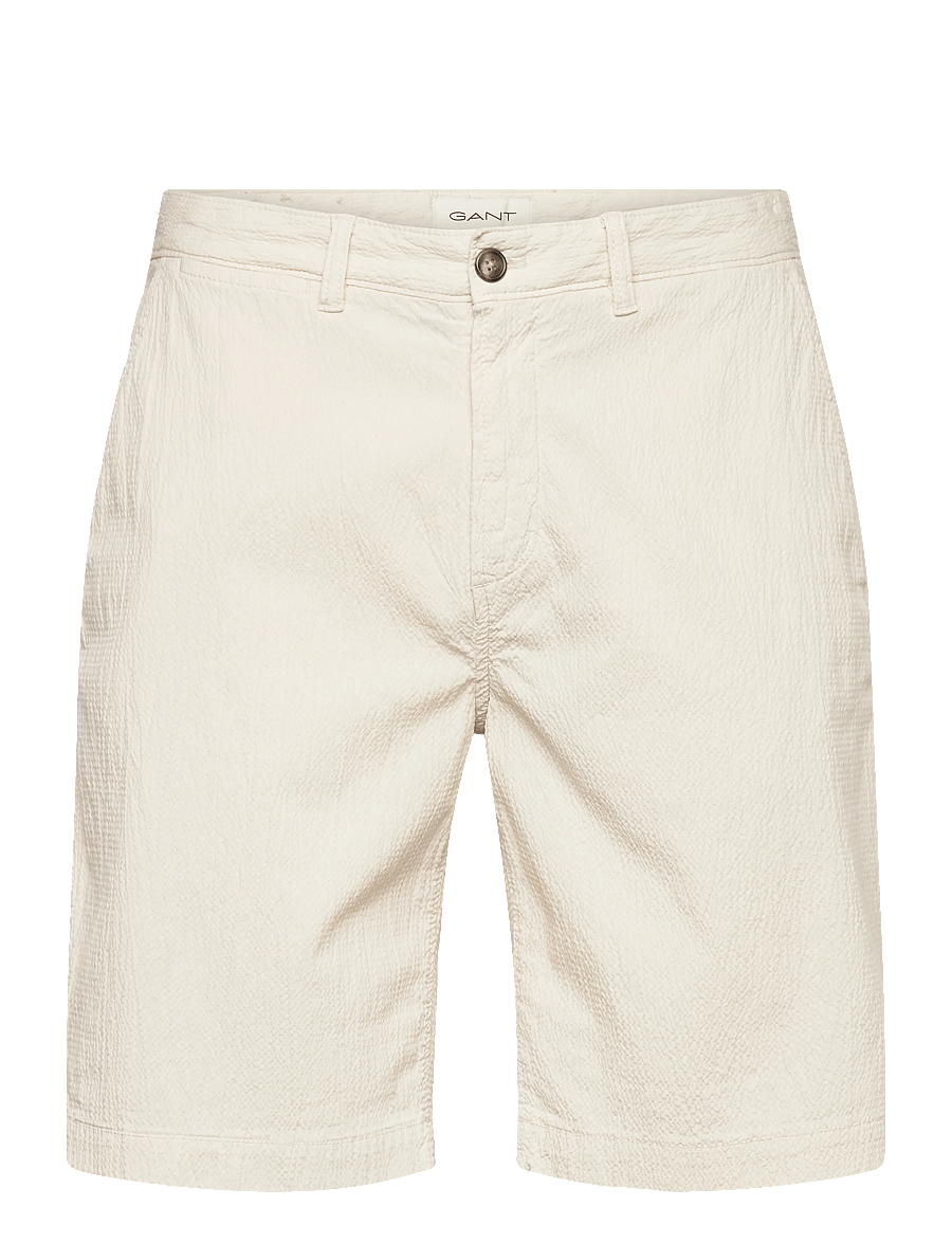 Gant - REG GMNT DYED SEERSUCKER SHORTS - casual shorts - sand - 1