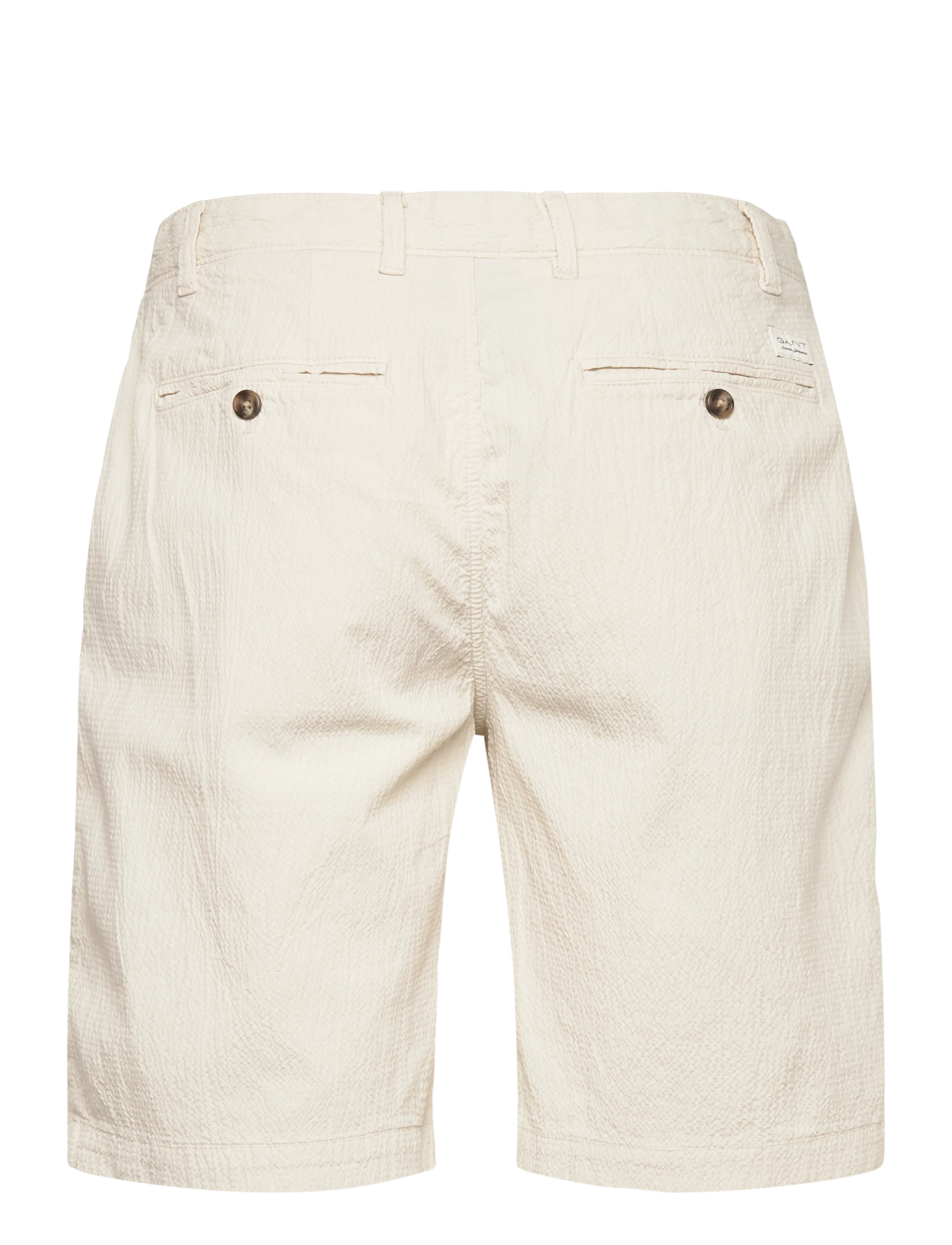 Gant - REG GMNT DYED SEERSUCKER SHORTS - casual shorts - sand - 2