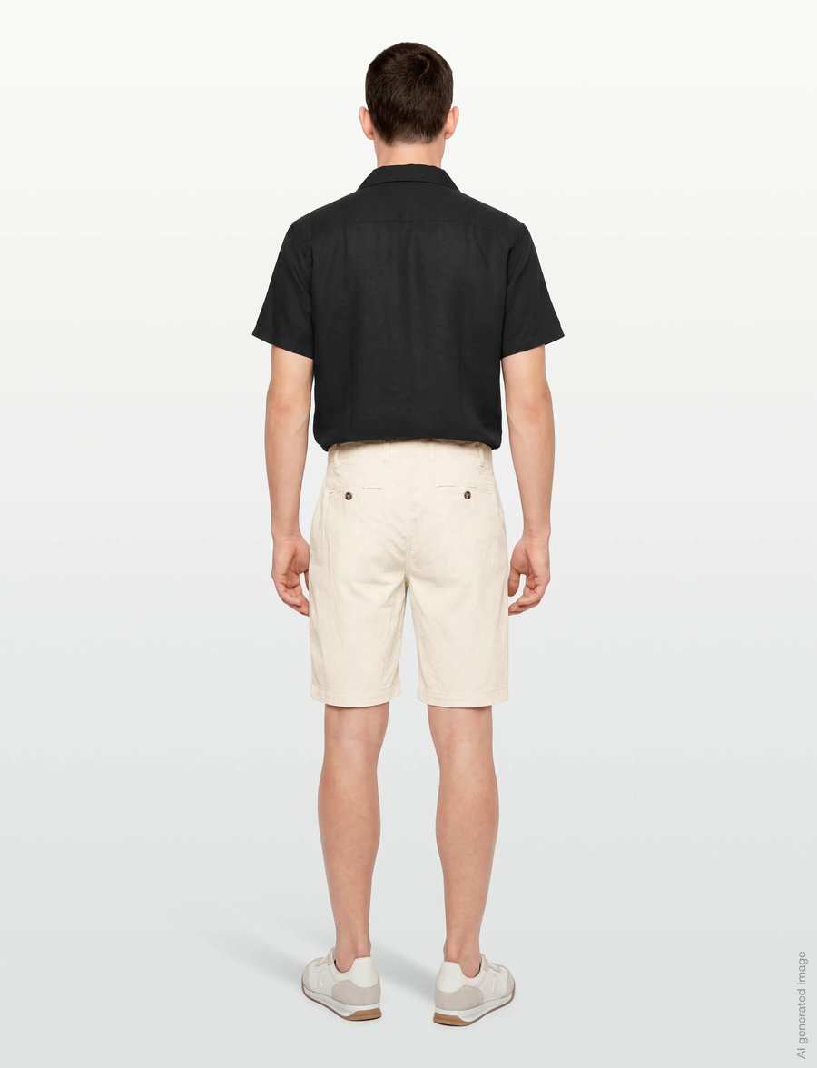 Gant - REG GMNT DYED SEERSUCKER SHORTS - casual shorts - sand - 4