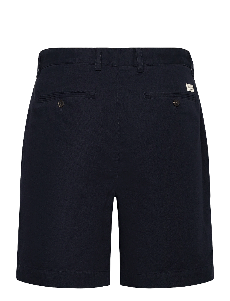 GANT - REL LIGHT CANVAS CHINO SHORTS - chinos shorts - evening blue - 1