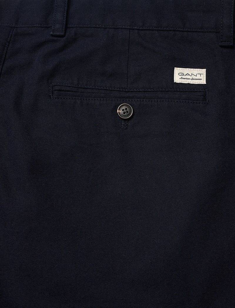 GANT - REL LIGHT CANVAS CHINO SHORTS - chinos shorts - evening blue - 4
