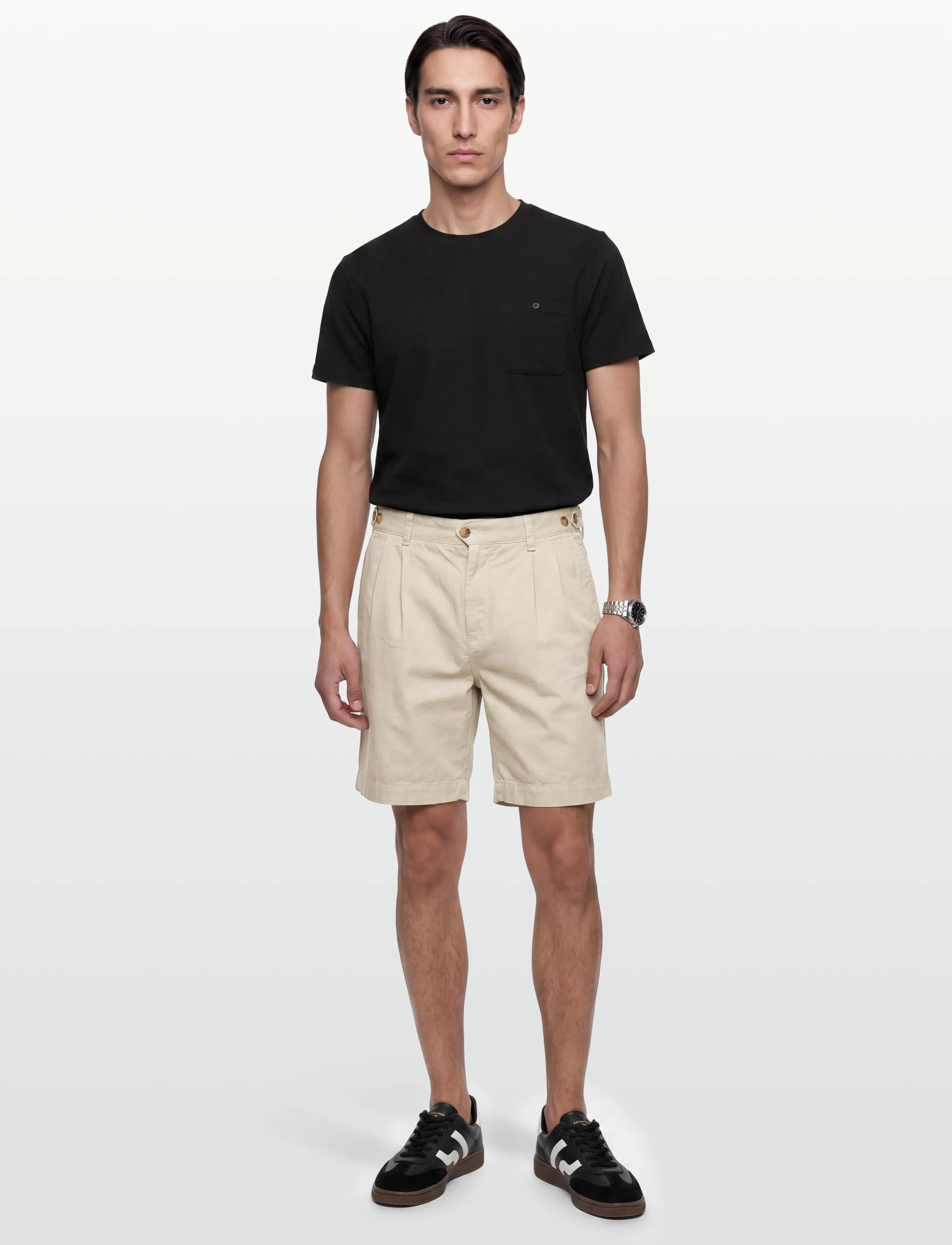 Gant Rel Light Canvas Chino Shorts, 34, Beige - Chinos Männerswear