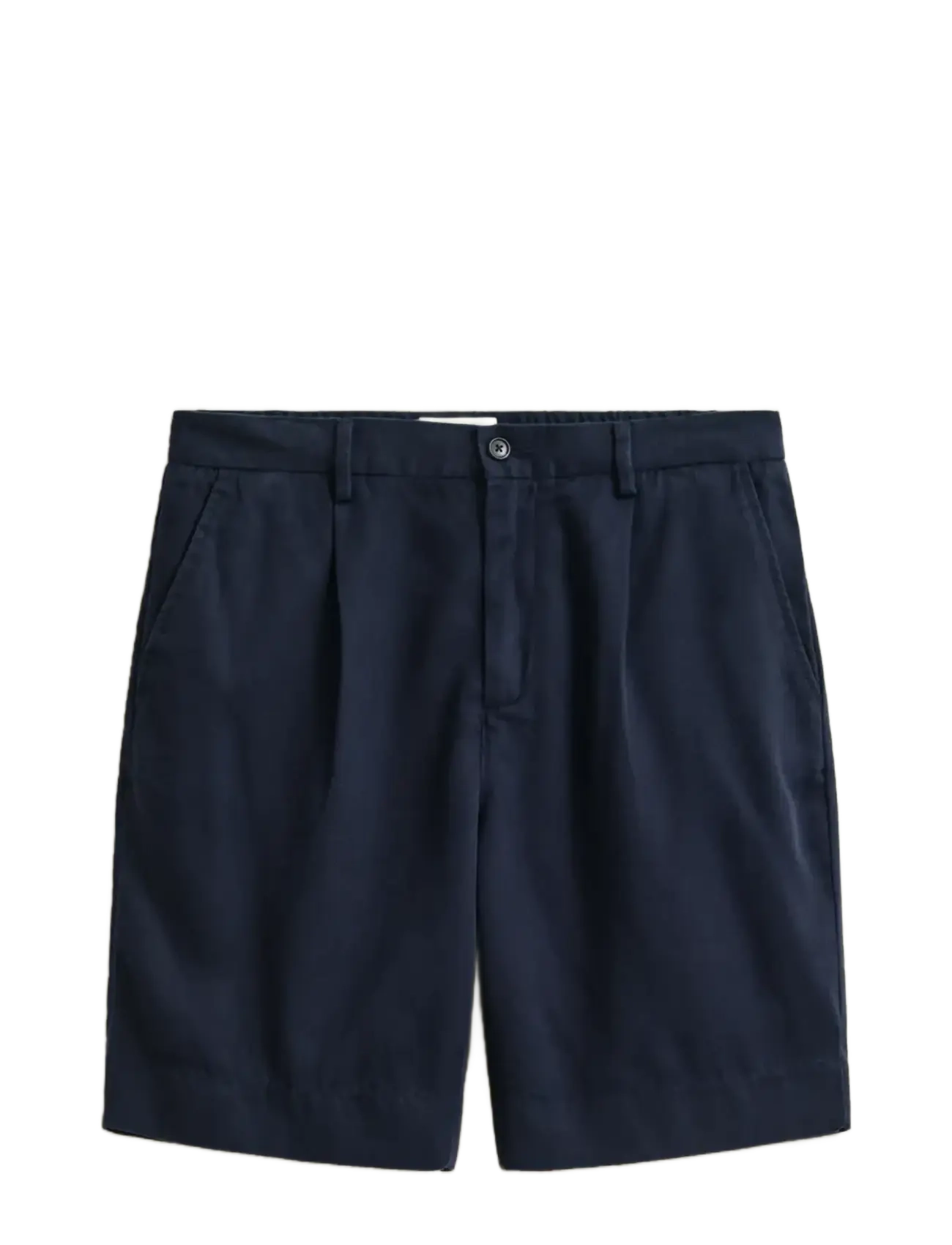GANT REG LYOCELL SHORTS - Casual shorts - EVENING BLUE / navy