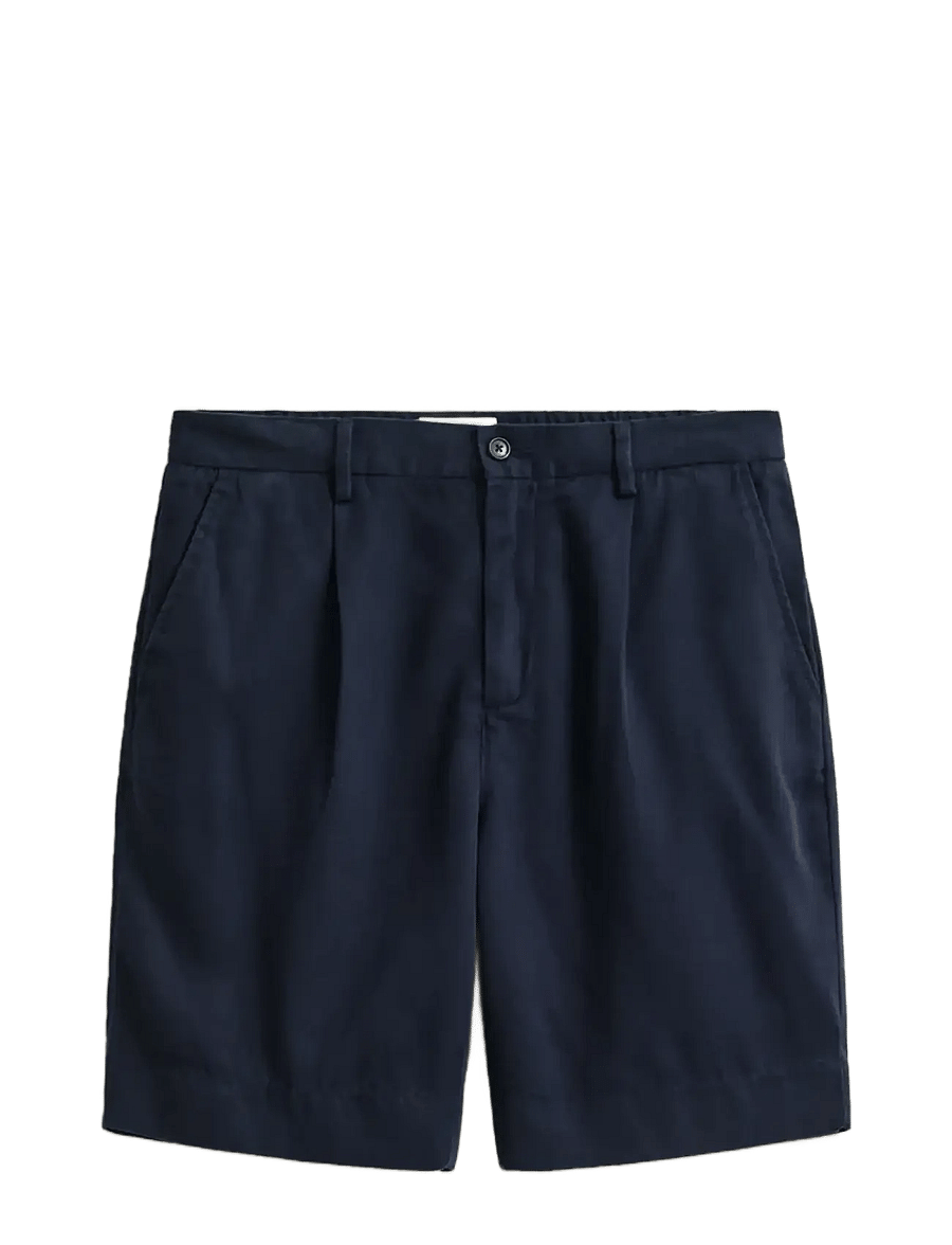 Gant - REG LYOCELL SHORTS - casual shorts - evening blue - 1