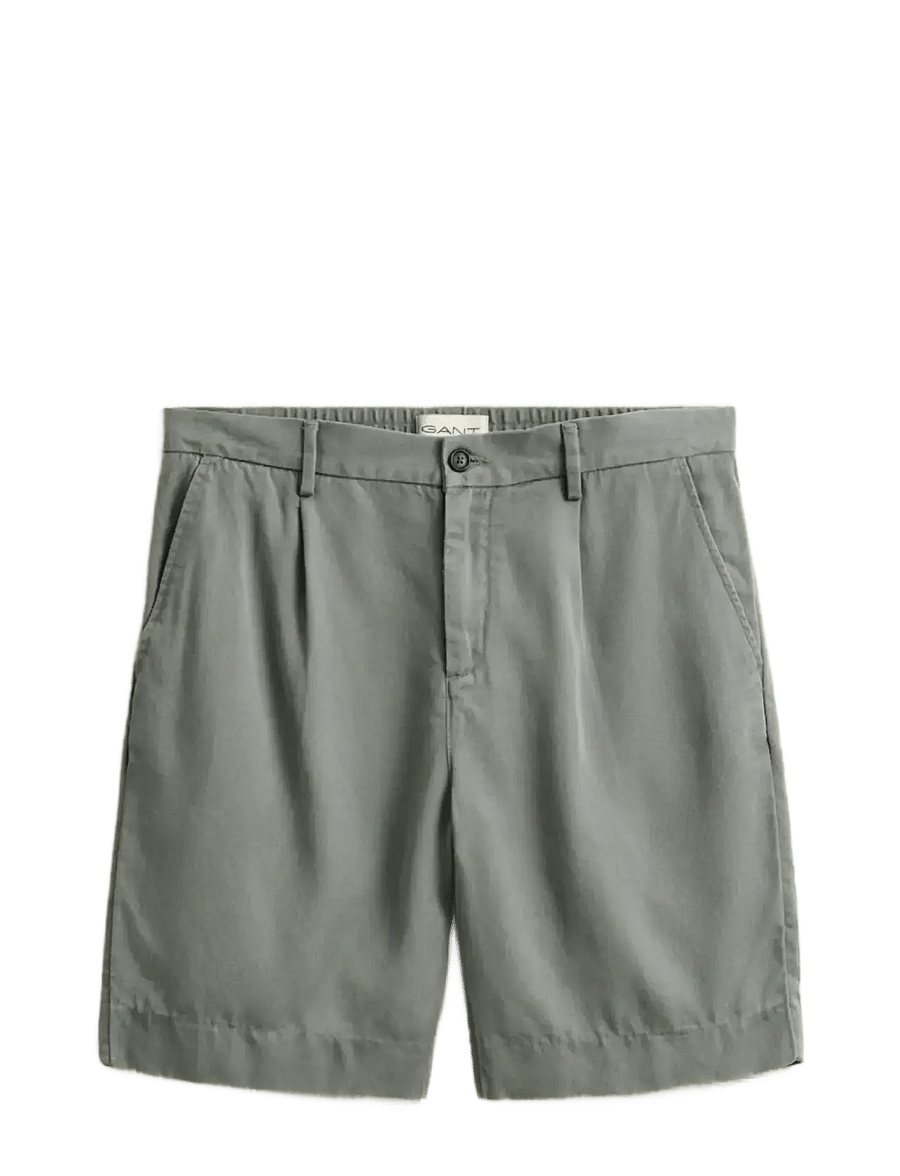 Gant - REG LYOCELL SHORTS - casual shorts - pewter grey - 1