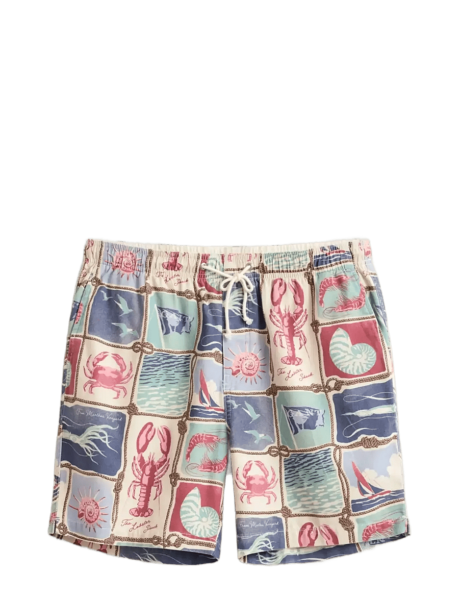 Gant - REG NAUTICAL PRINT DS SHORTS - casual shorts - creamed white - 1