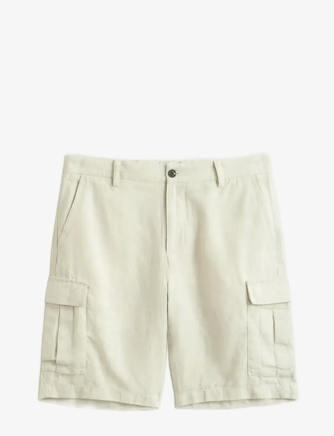 Gant - REG LINEN CARGO SHORTS - lühikesed kargopüksid - sand - 1