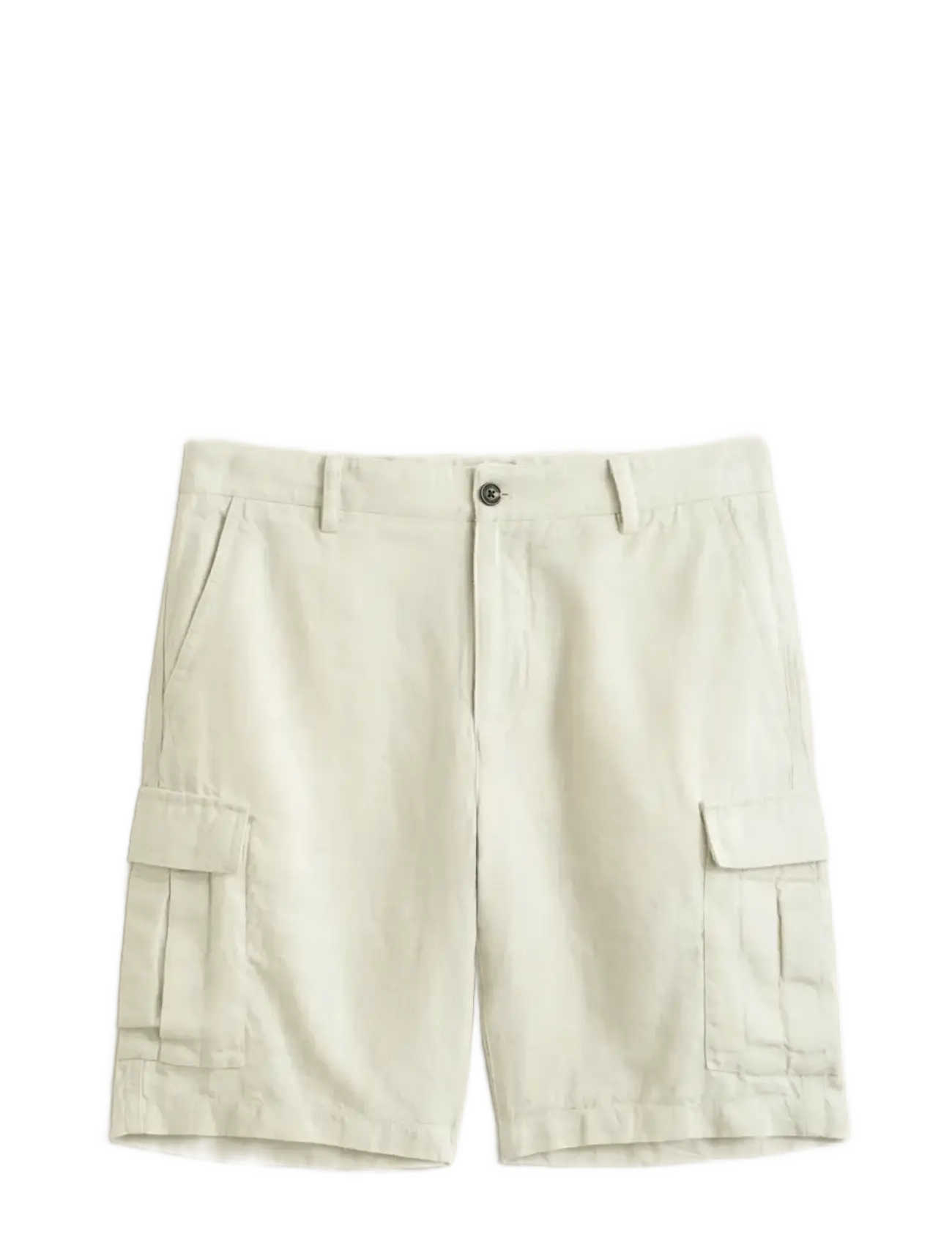GANT REG LINEN CARGO SHORTS - GANT - SAND / cream