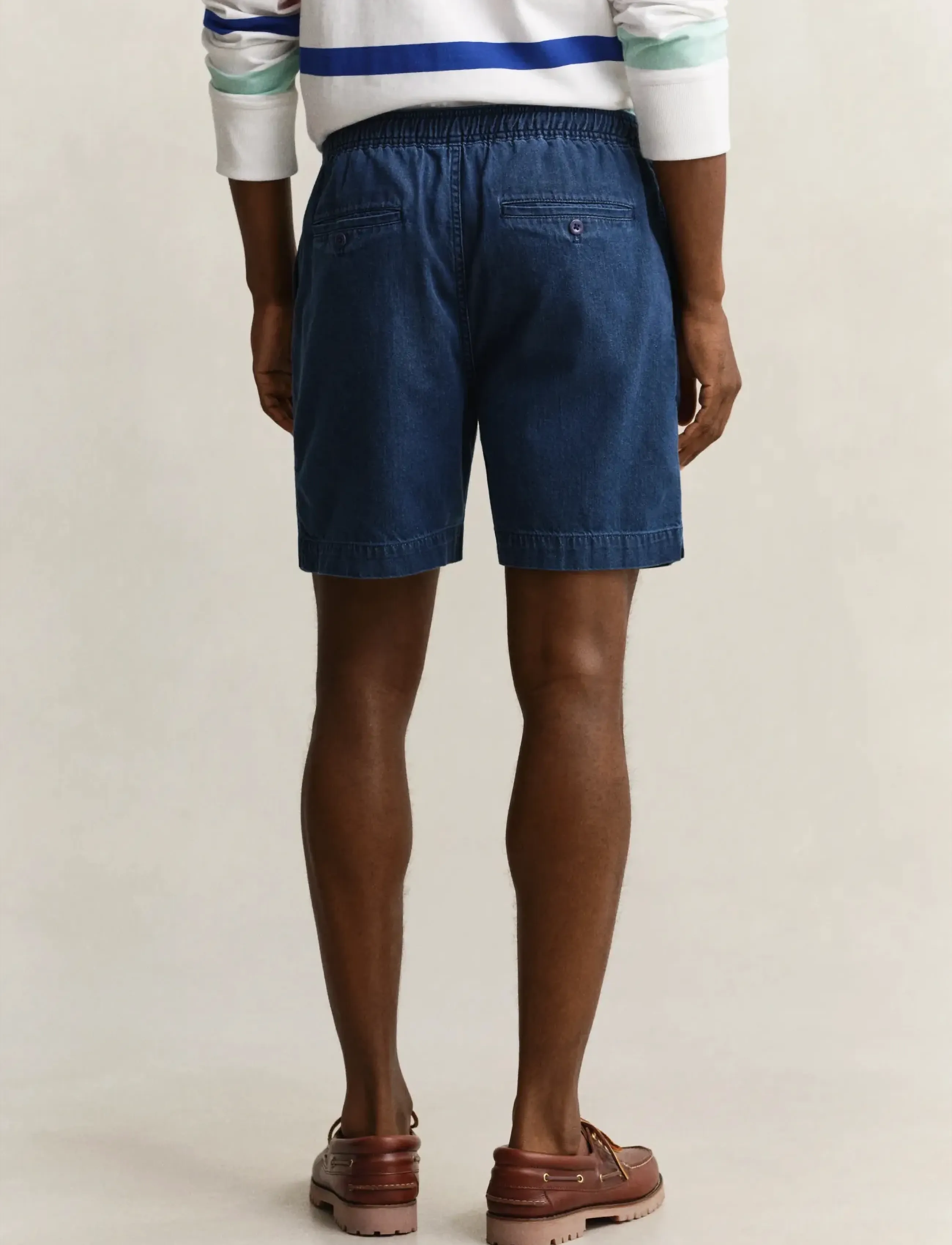 Gant - REG DENIM DS SHORTS - lühikesed vabaajapüksid - mid blue - 2
