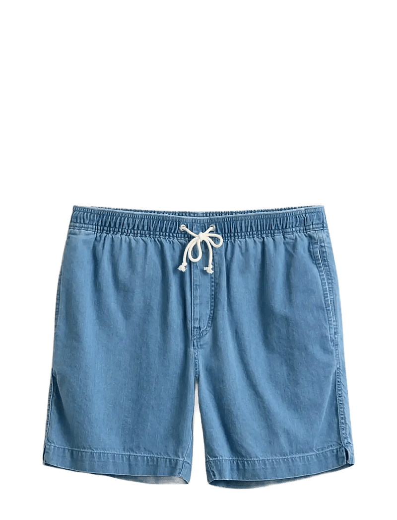 GANT - REG DENIM DS SHORTS - casual shorts - semi light blue - 1