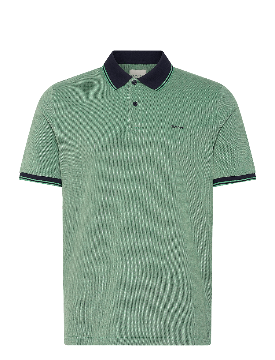 Gant - 4-COL OXFORD SS PIQUE - lühikeste varrukatega polod - deep green - 1