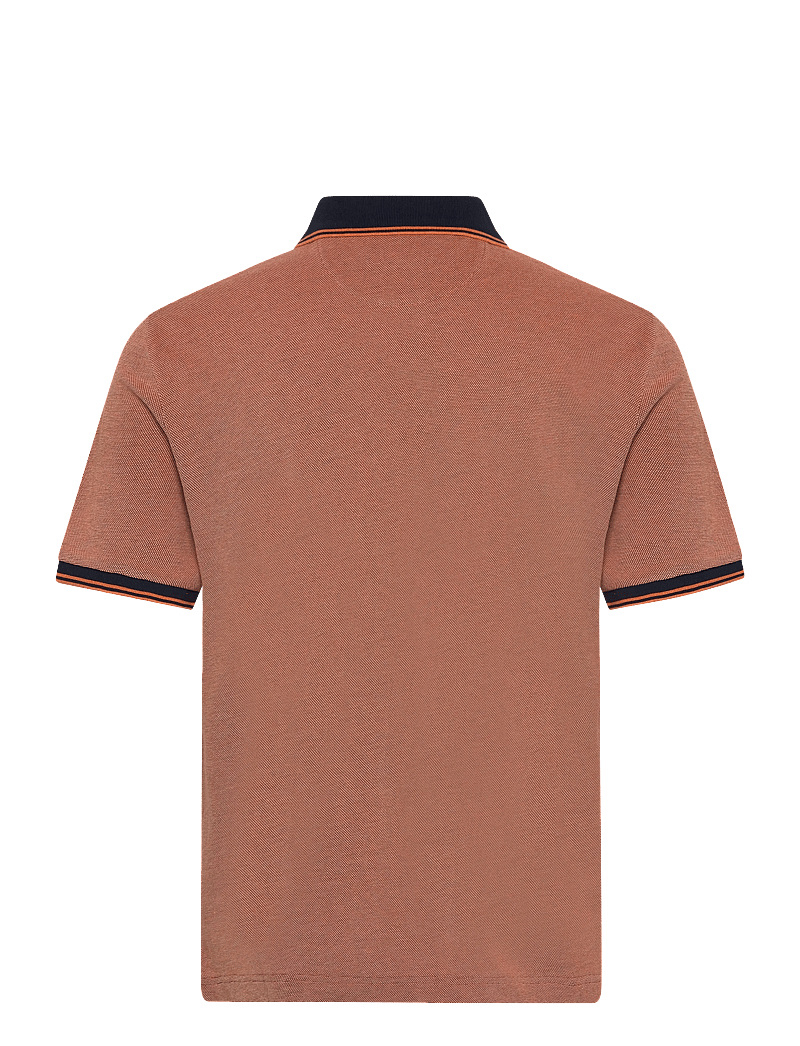 GANT - 4-COL OXFORD SS PIQUE - kortärmade pikéer - deep orange - 1