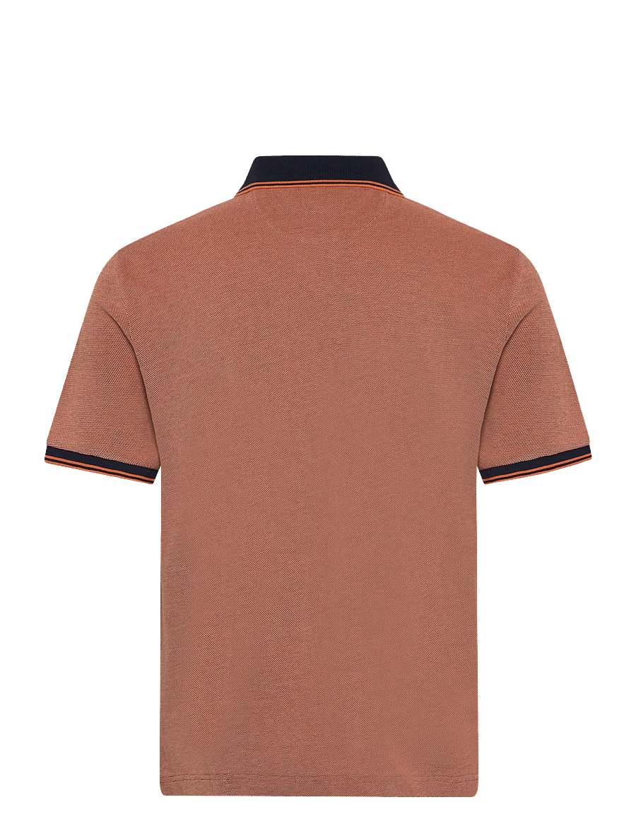 Gant - 4-COL OXFORD SS PIQUE - lühikeste varrukatega polod - deep orange - 1