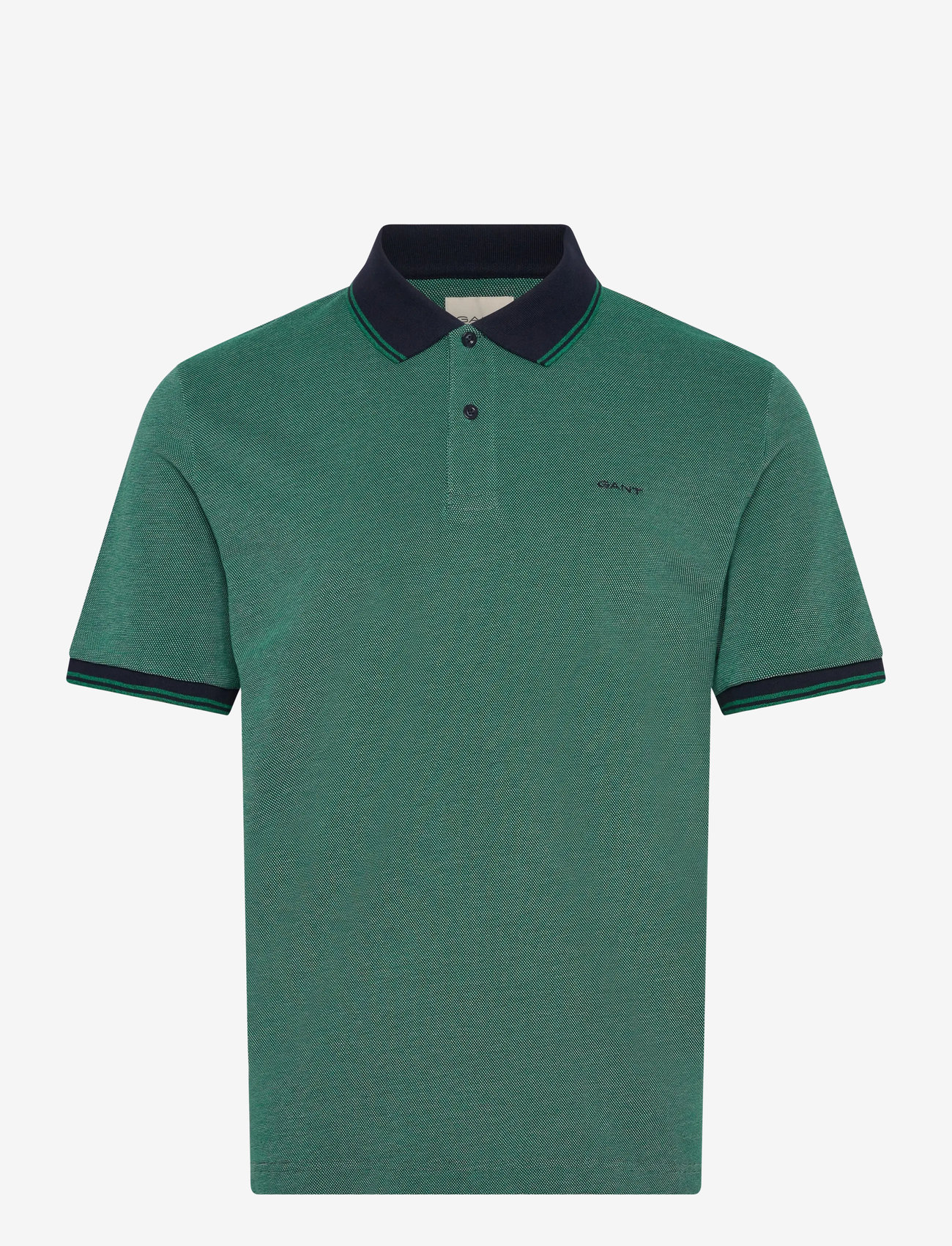 GANT - 4-COL OXFORD SS PIQUE - kortärmade pikéer - forest green - 0