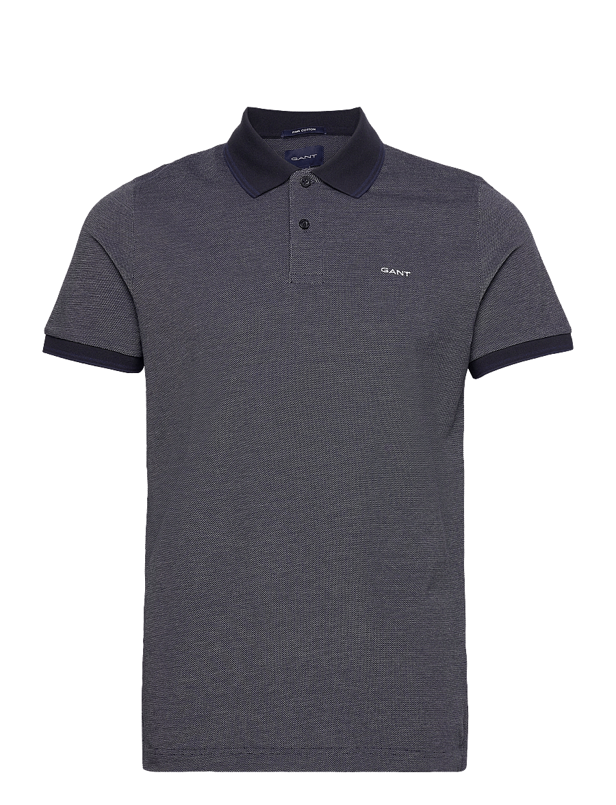 Gant - 4-COL OXFORD SS PIQUE - kurzärmelig - persian blue - 1