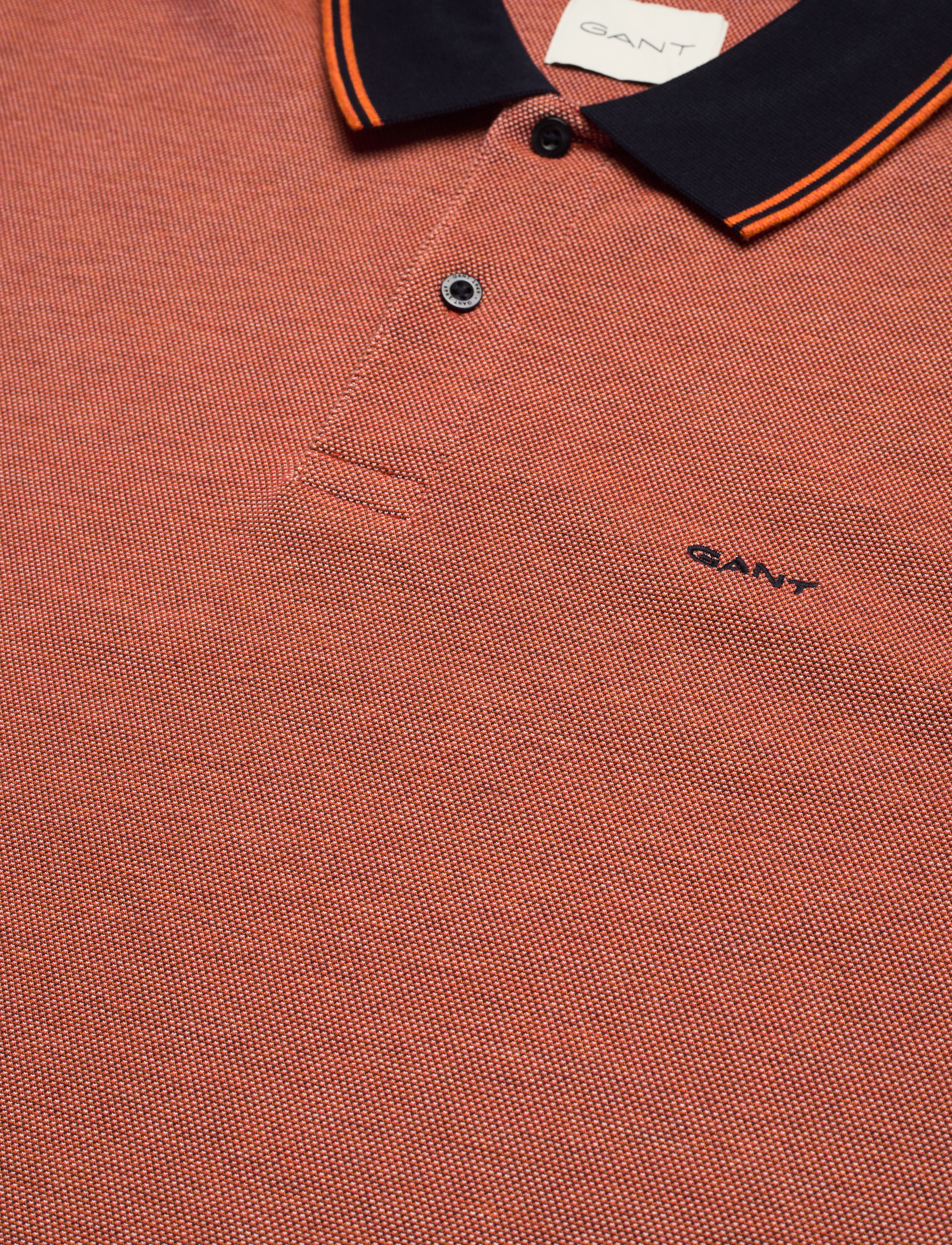 Gant - 4-COL OXFORD SS PIQUE - lühikeste varrukatega polod - sweet orange - 2