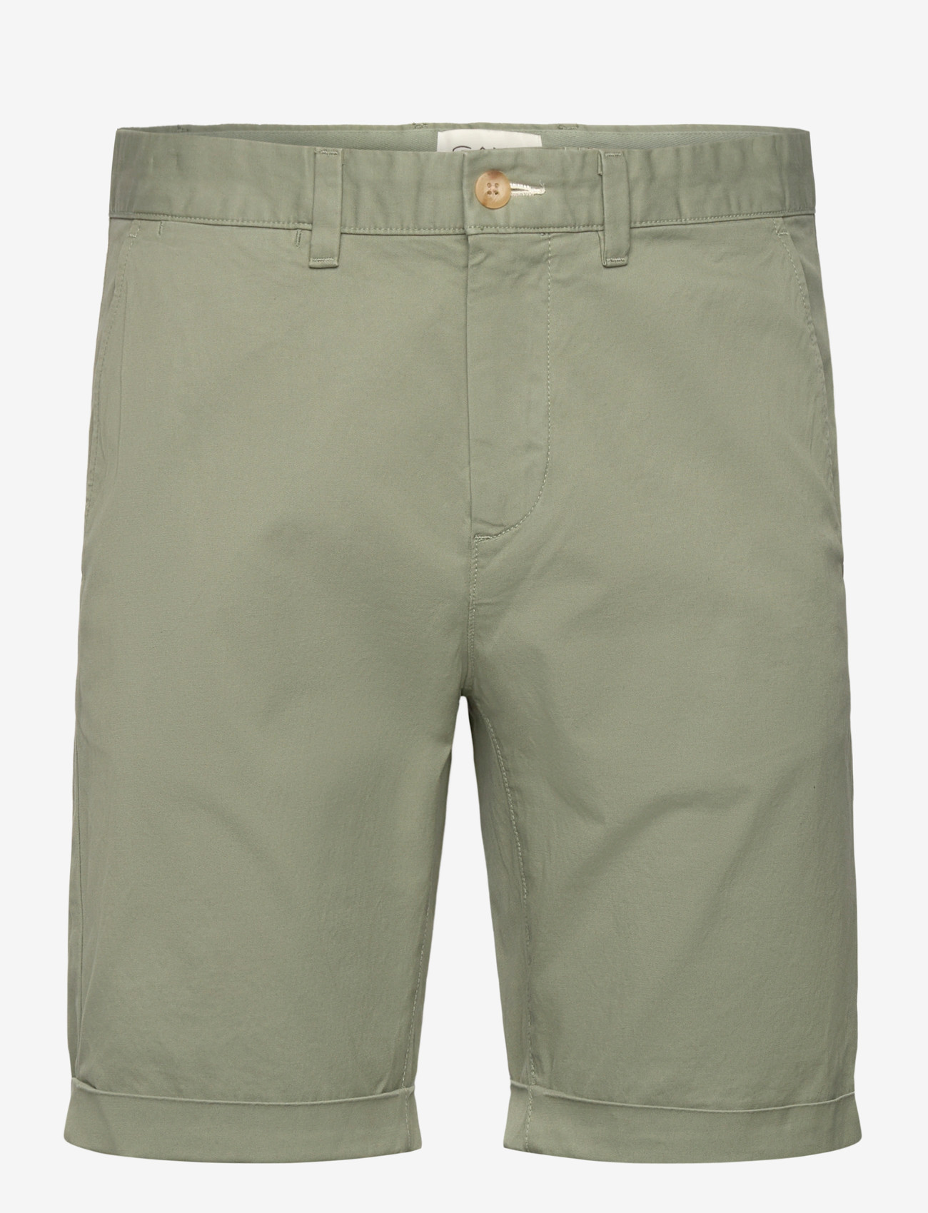 GANT - REG SUNFADED SHORTS - chinos shorts - kalamata green - 0