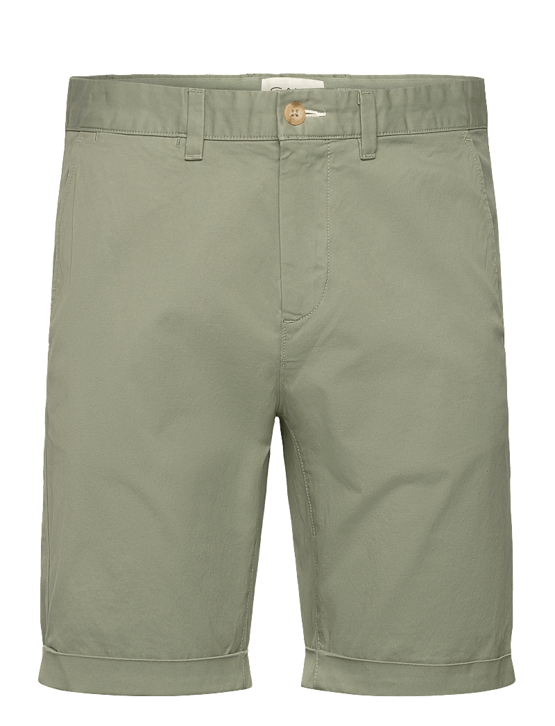 GANT - REG SUNFADED SHORTS - chinos shorts - kalamata green - 0