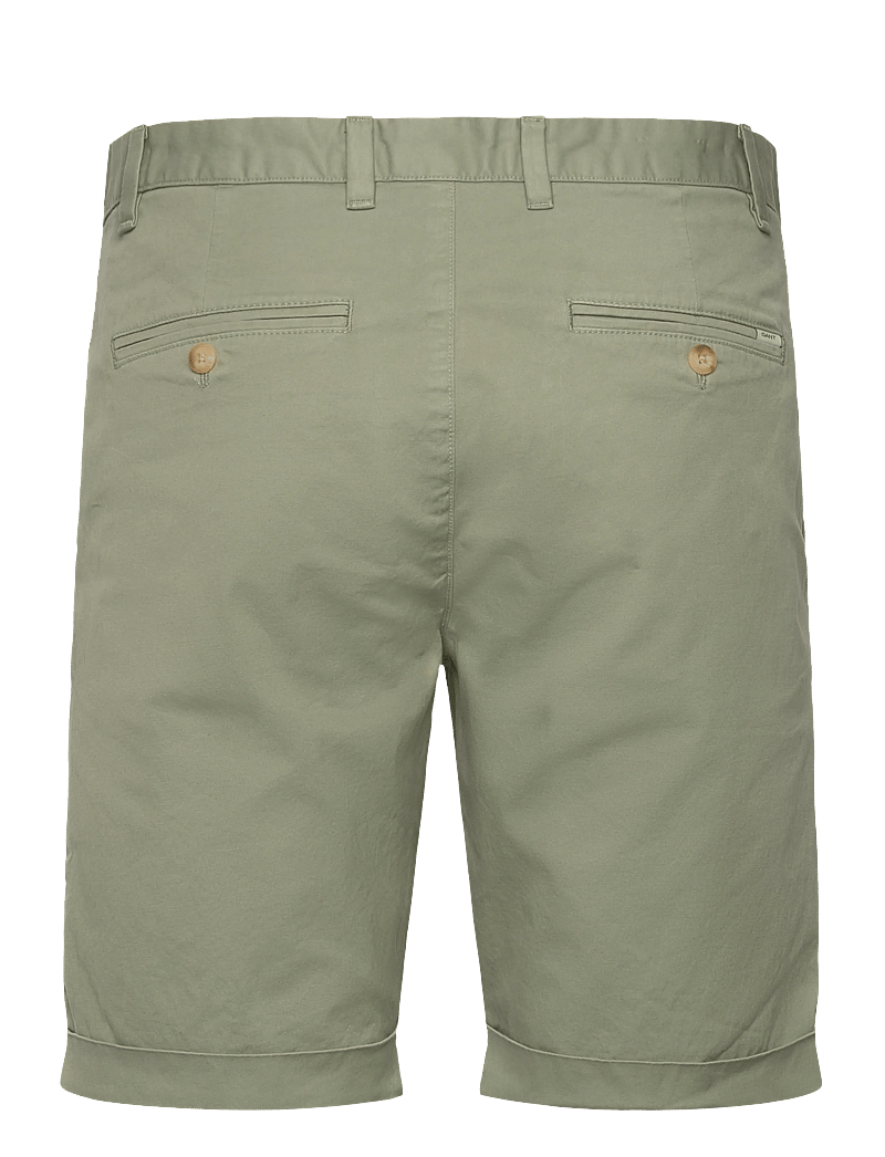 GANT - REG SUNFADED SHORTS - chinos shorts - kalamata green - 1