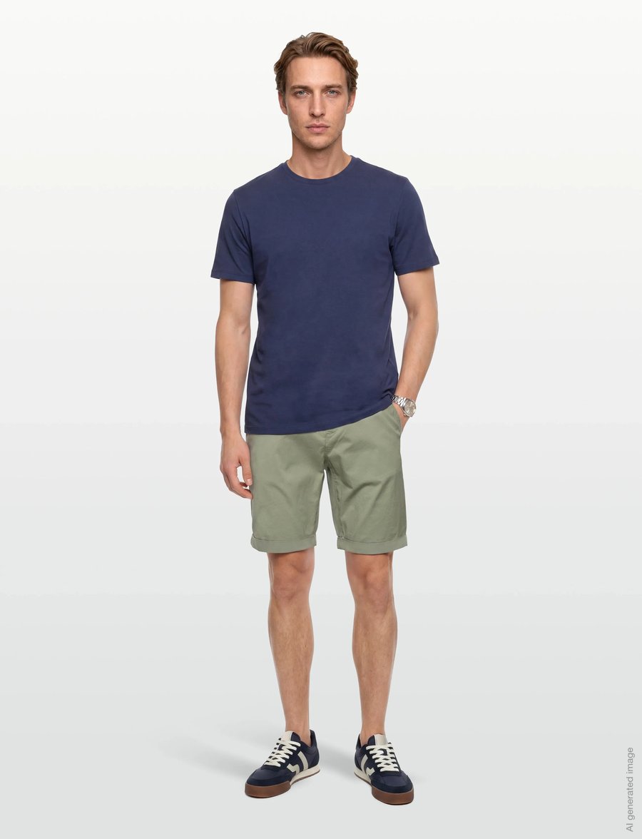 Gant - REG SUNFADED SHORTS - chinos shorts - kalamata green - 0
