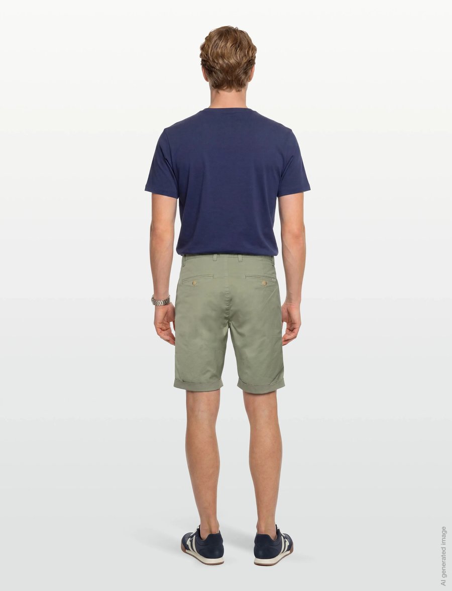 Gant - REG SUNFADED SHORTS - chinos shorts - kalamata green - 4