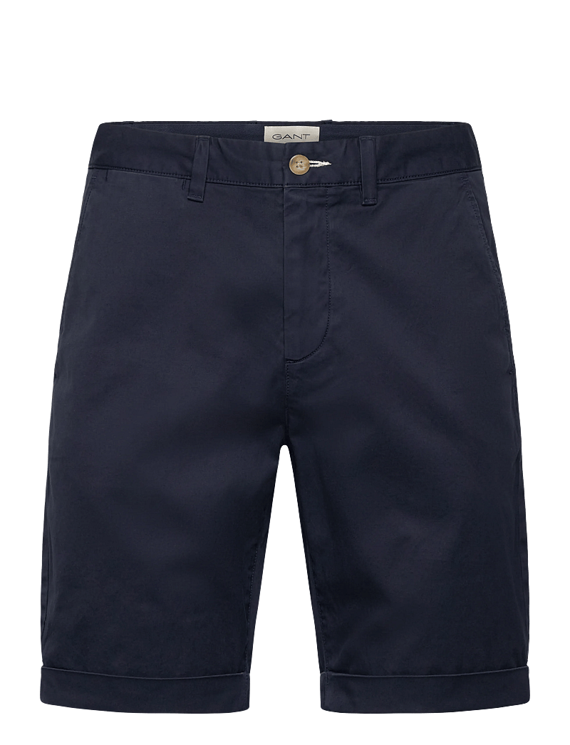 GANT - REG SUNFADED SHORTS - chinos shorts - marine - 0