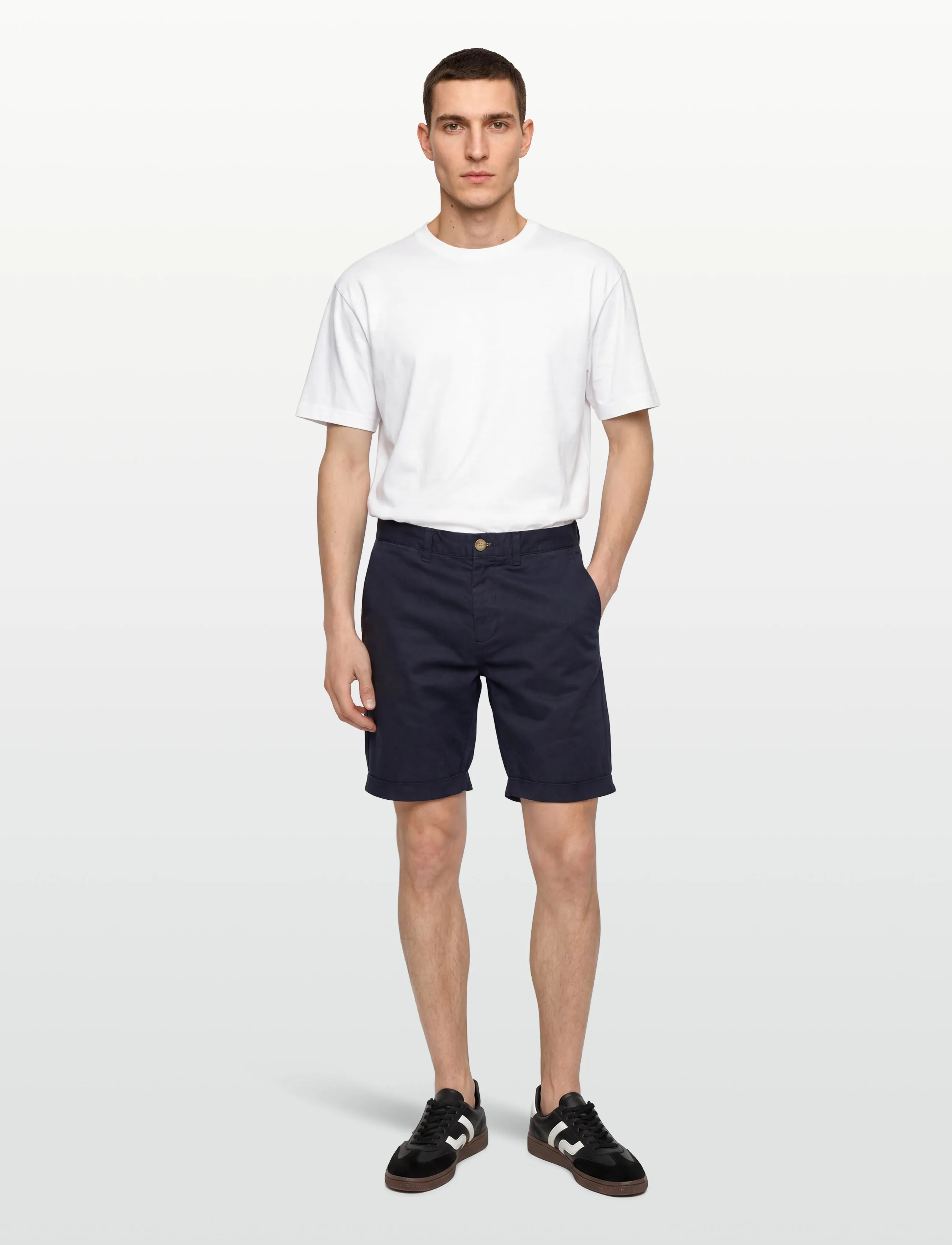 Gant - REG SUNFADED SHORTS - chinos shorts - marine - 0