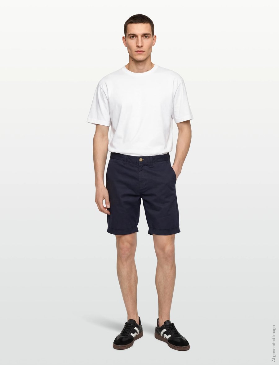 Gant - REG SUNFADED SHORTS - chinos shorts - marine - 0