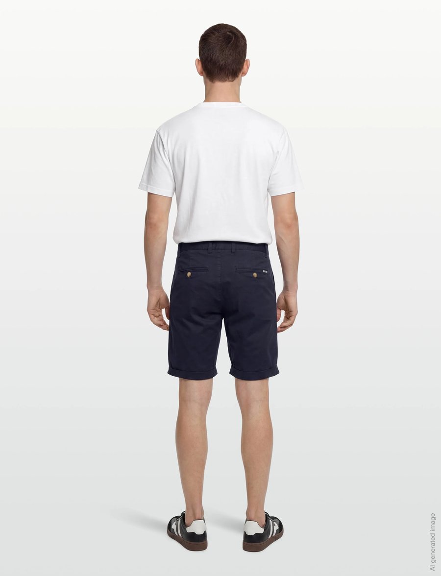 Gant - REG SUNFADED SHORTS - chinos shorts - marine - 4