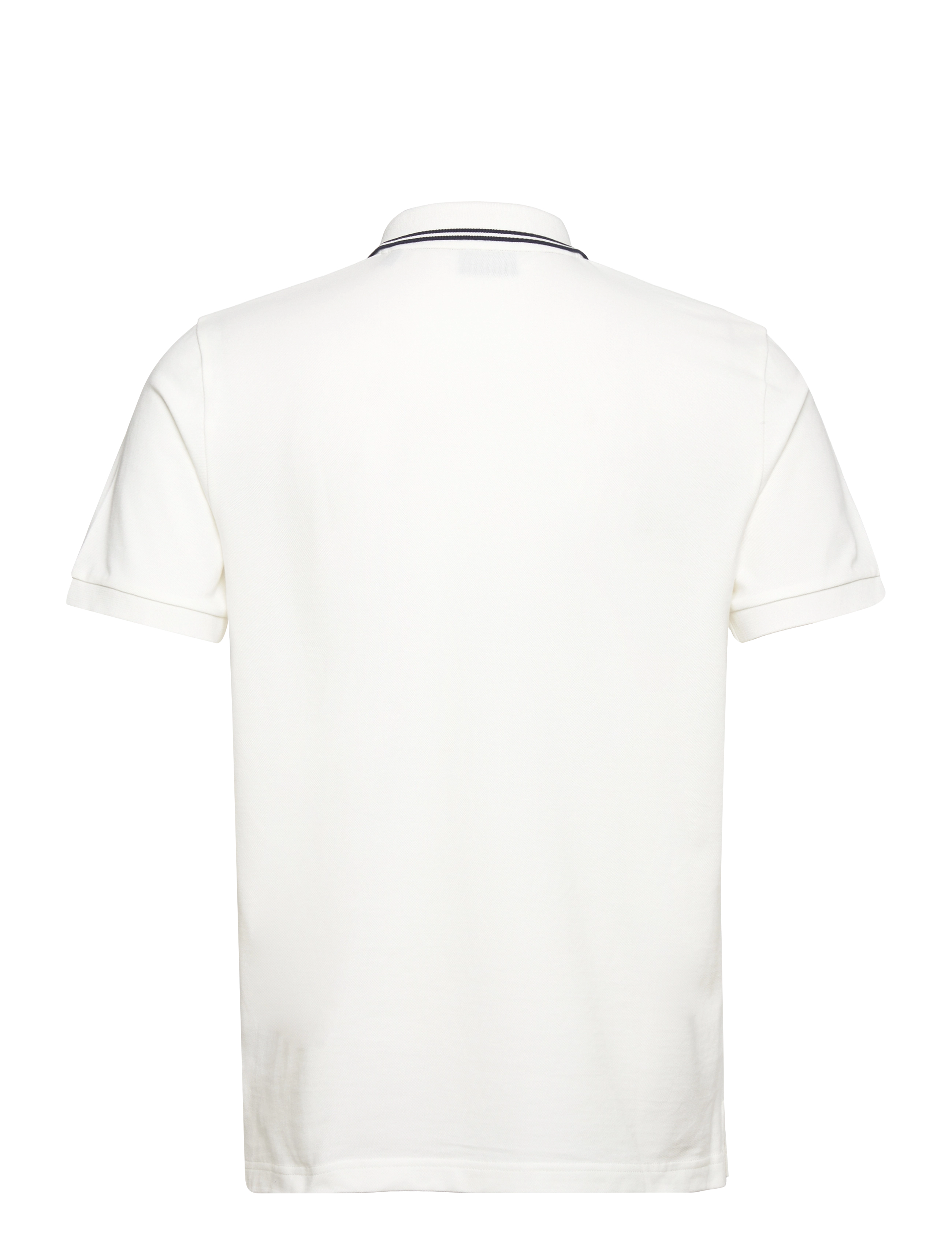 GANT - SS CONTRAST COLLAR PIQUE - eggshell - 1
