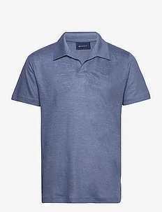LINEN SOLID SS POLO, GANT
