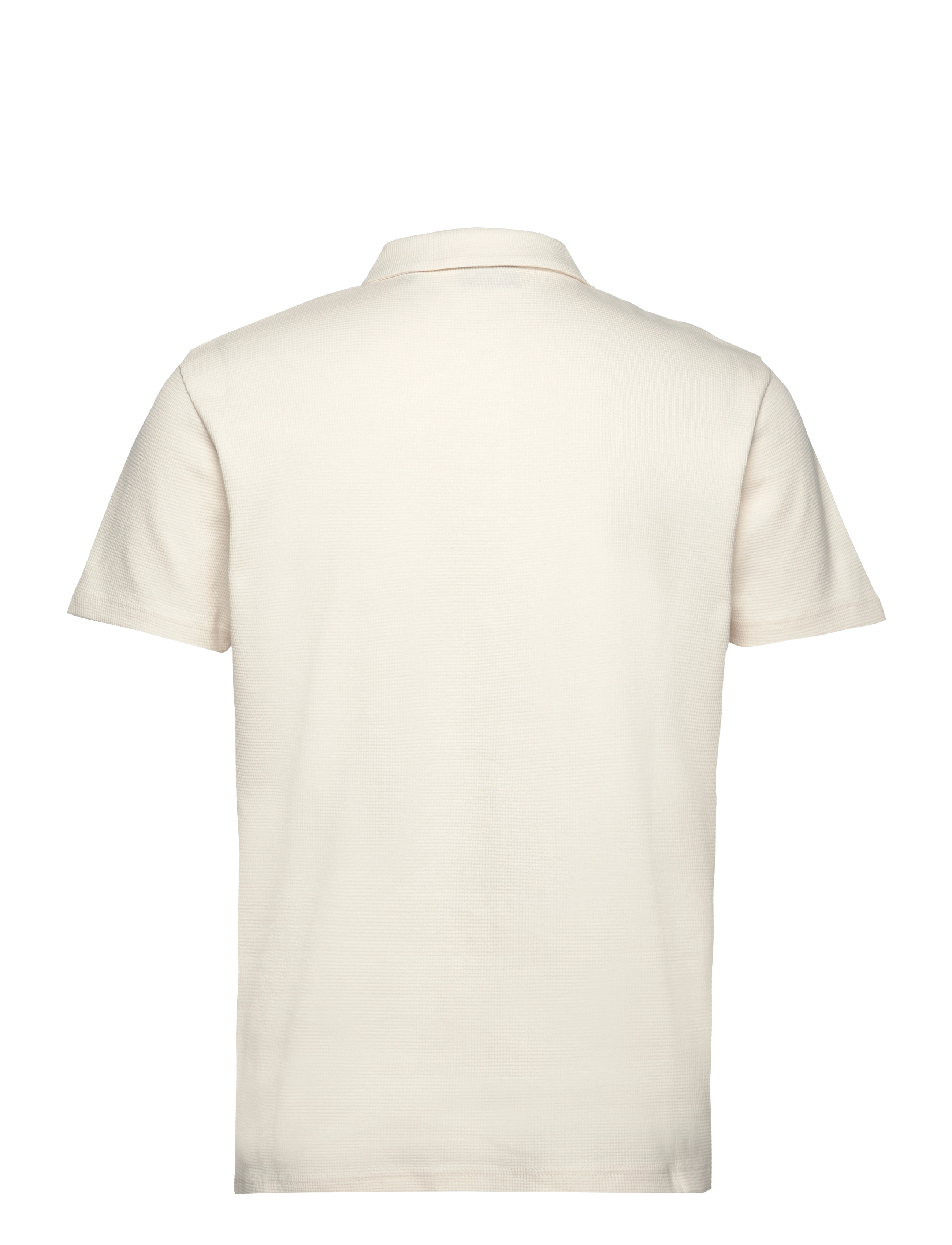 Gant - WAFFLE TEXTURE SS-PIQUE - cream - 1